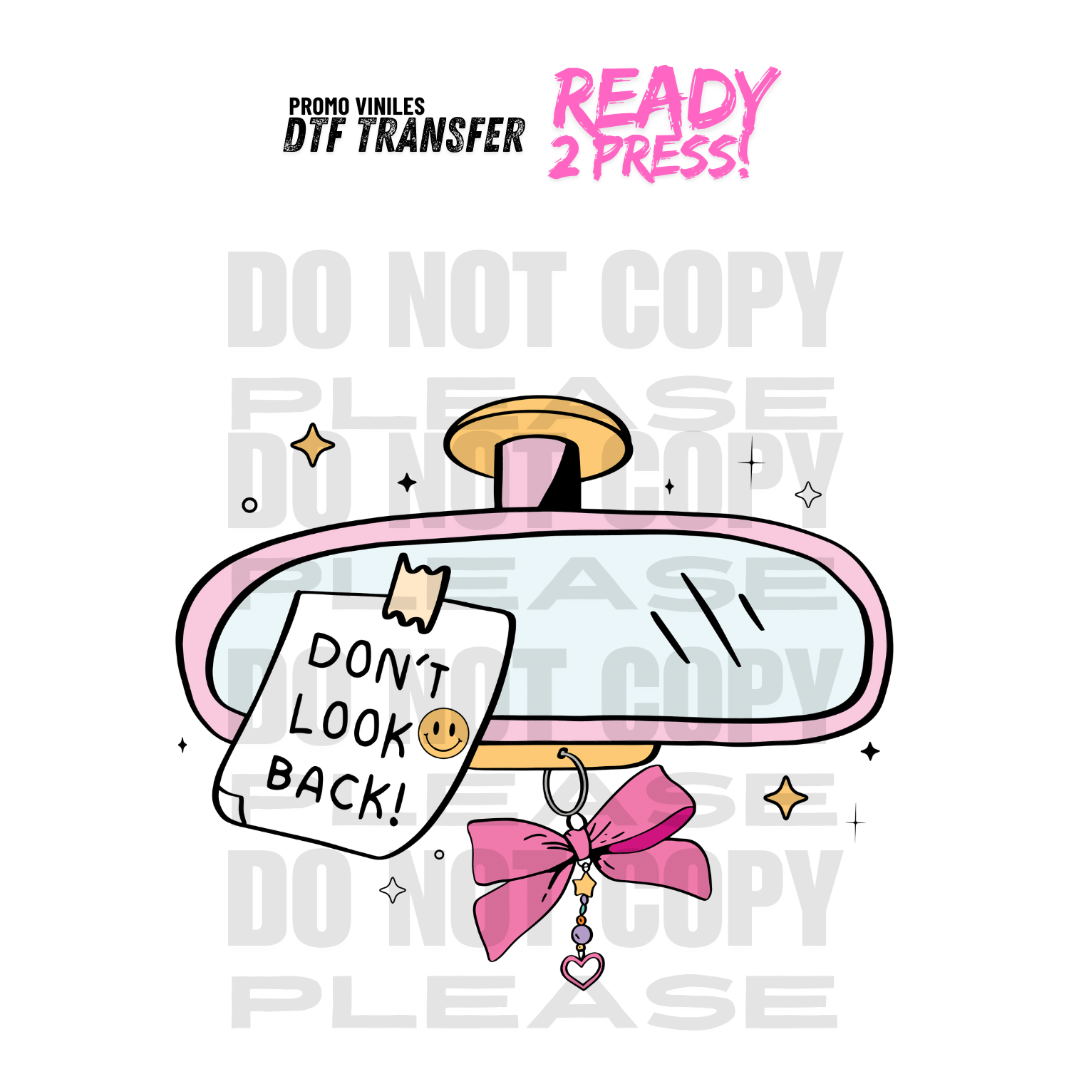 DTF Transfers | Don´t look Back