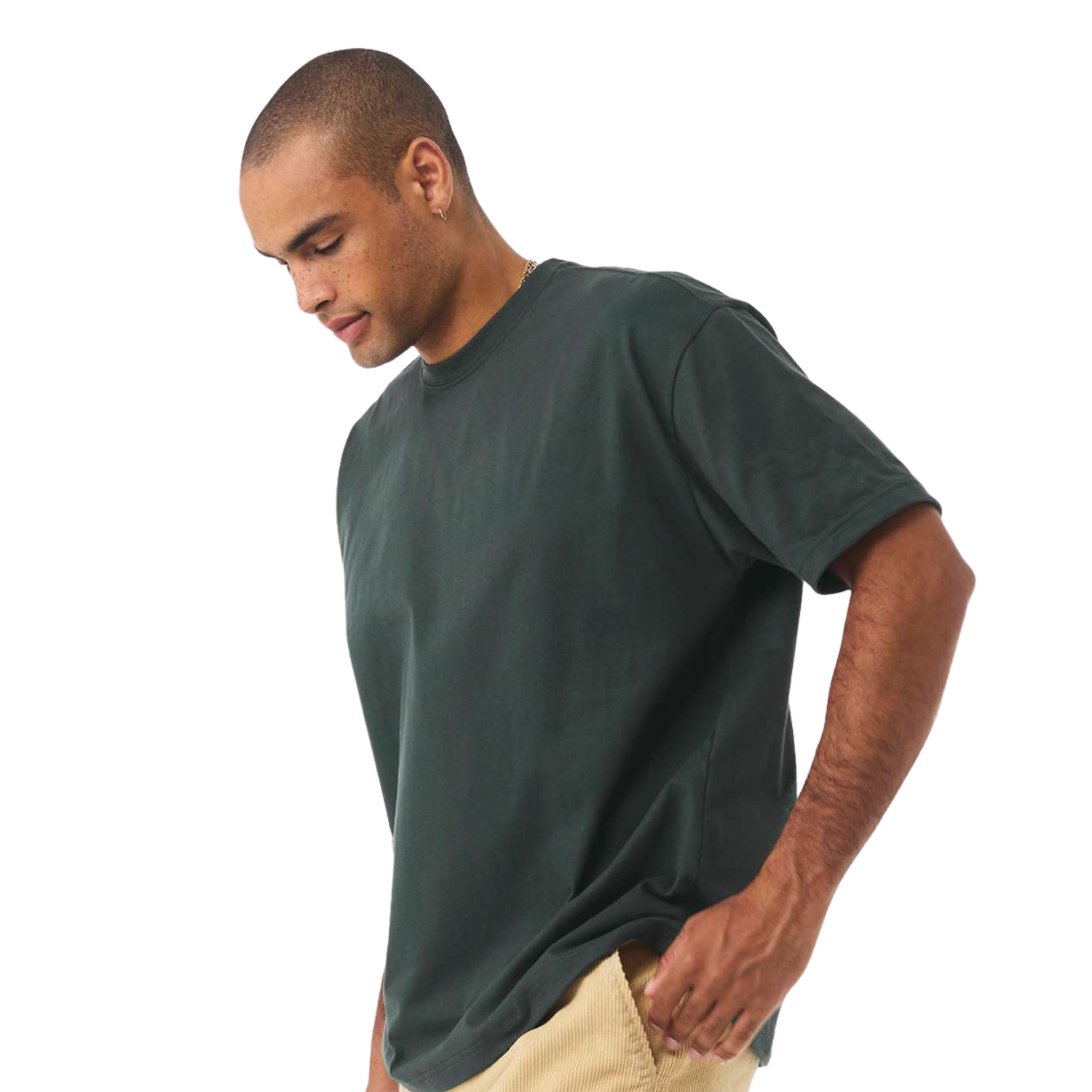 Bella Canvas 4610 Heavyweight Oversize Tee | Hunter Green | 7.5 oz | UNISEX