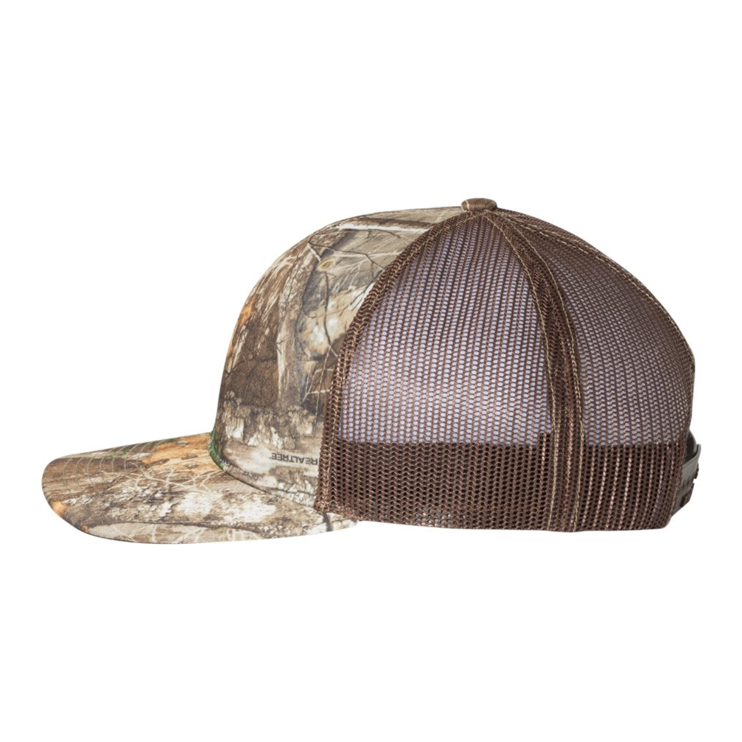 Richardson 112P | Printed Trucker Cap | Realtree Edge/ Brown