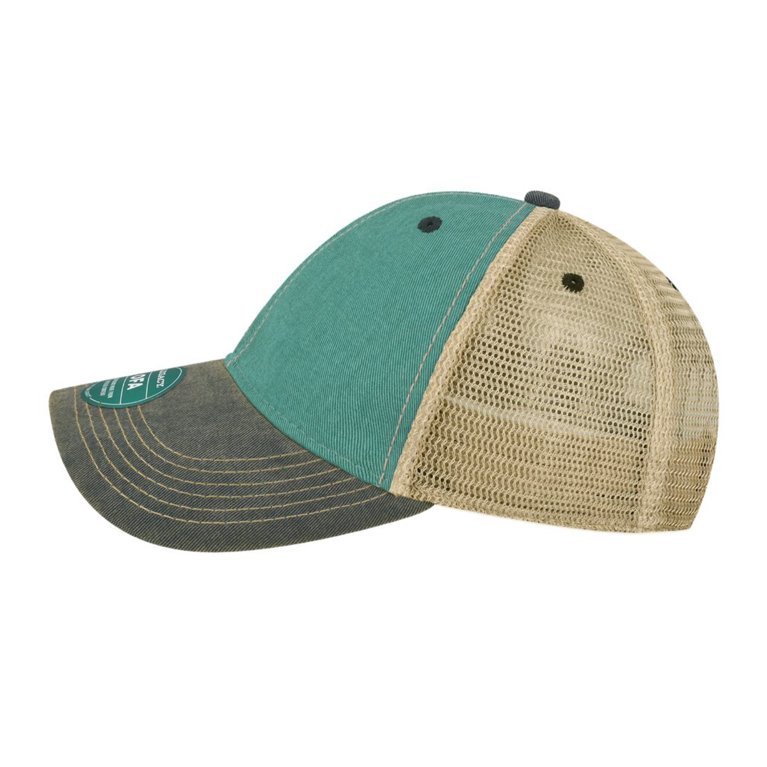 Old Favorite Trucker Cap - OFA | Aqua Blue Navy