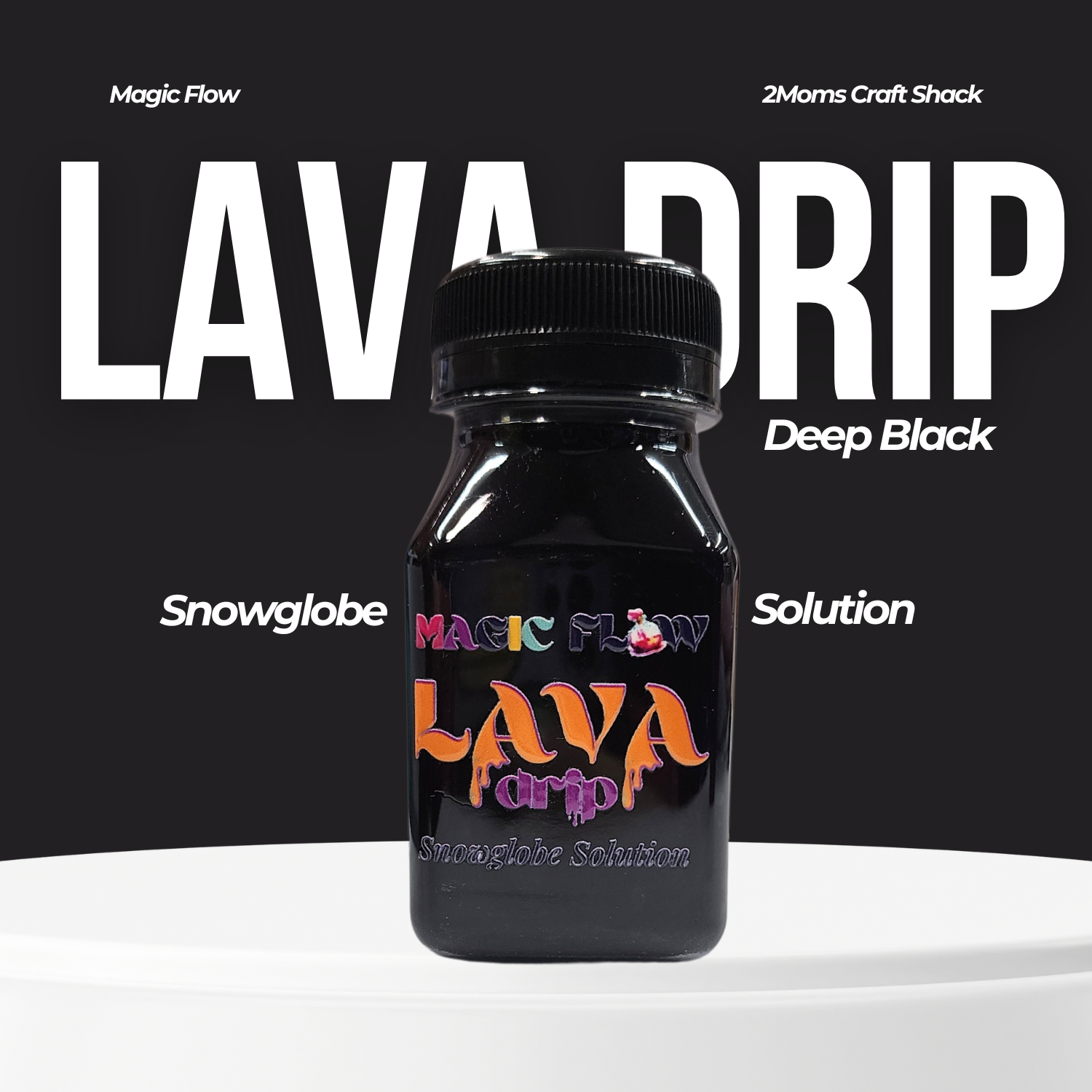 Magic Flow™ Lava Drip + Mineral Oil Kit | Deep Black