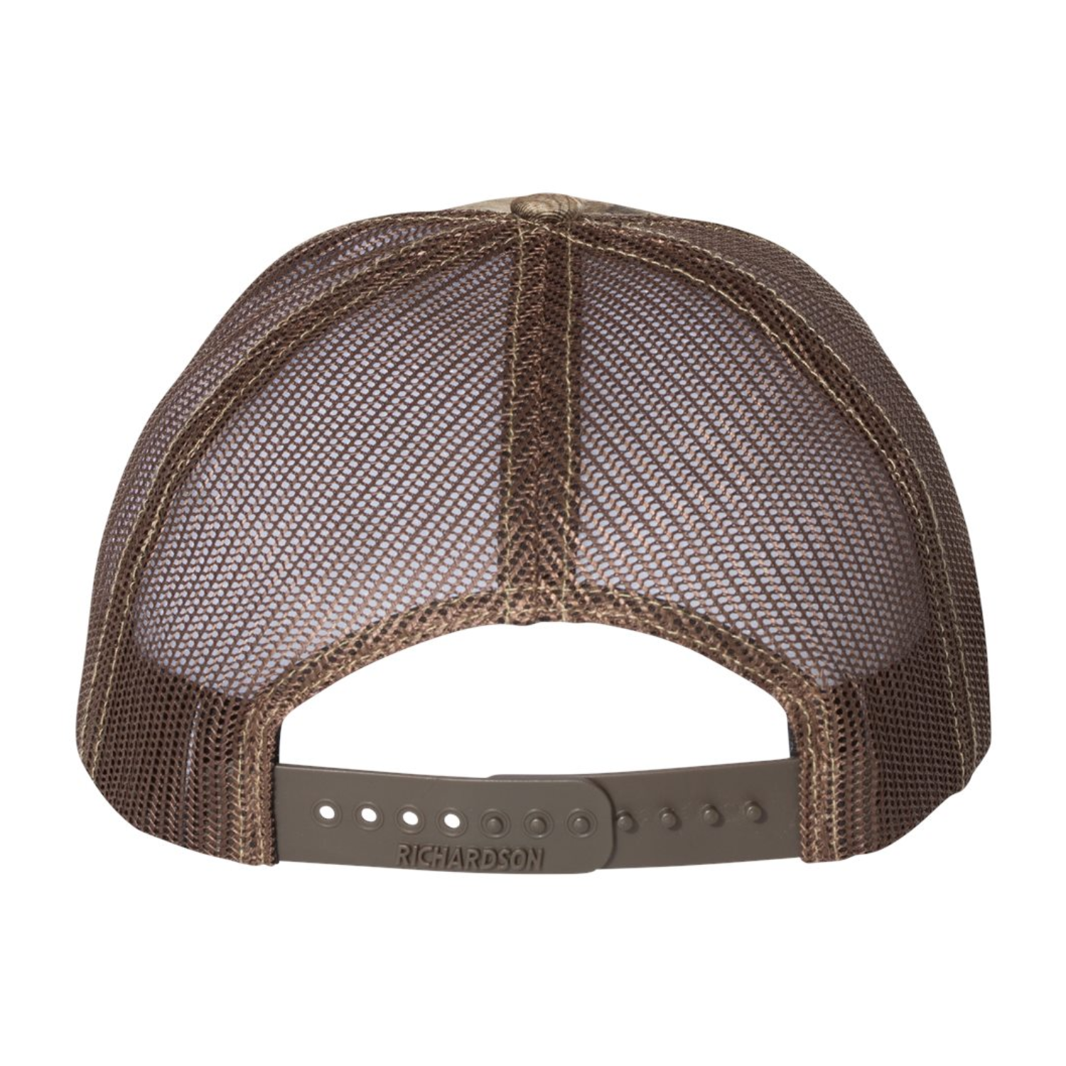 Richardson 112P | Printed Trucker Cap | Realtree Edge/ Brown