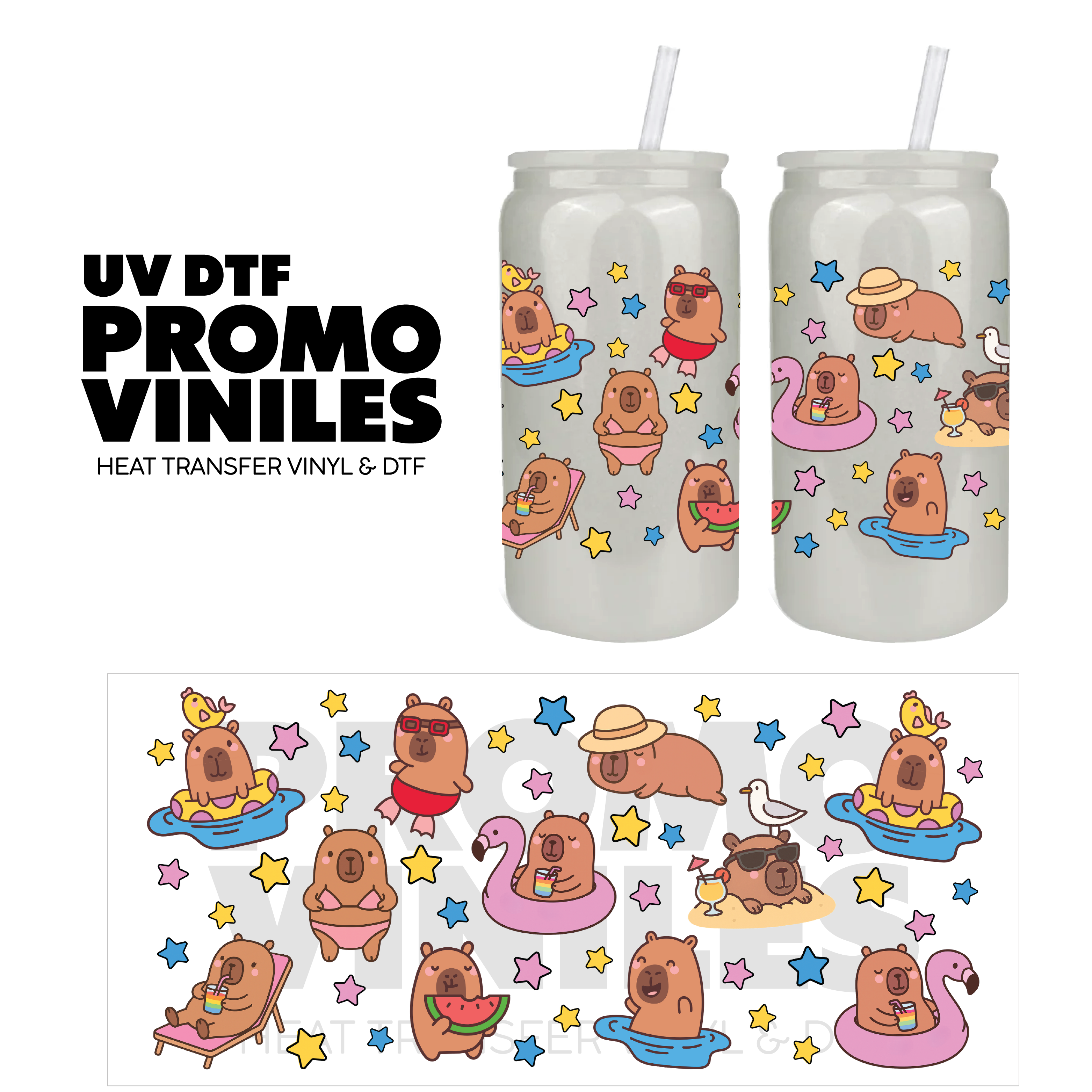 UV DTF Wrap | Cappi Pool