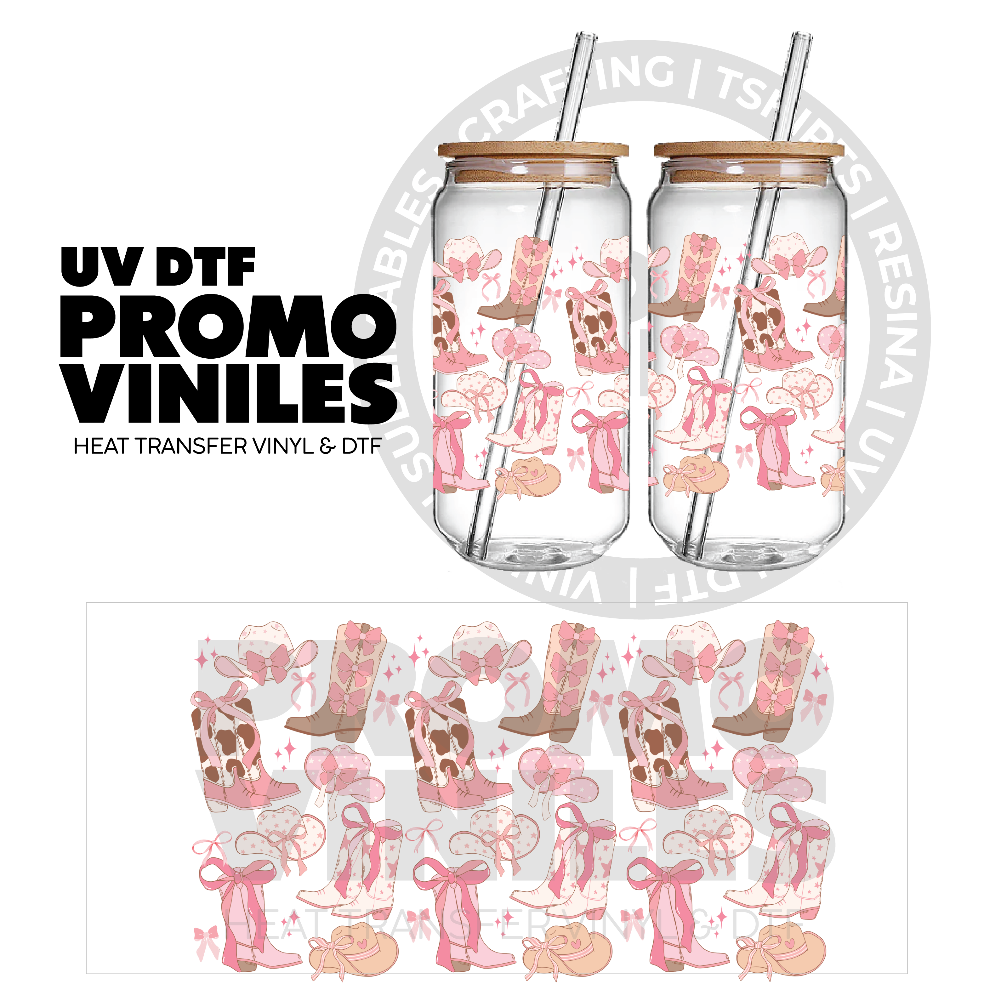 UV DTF Wrap | Cowgirl