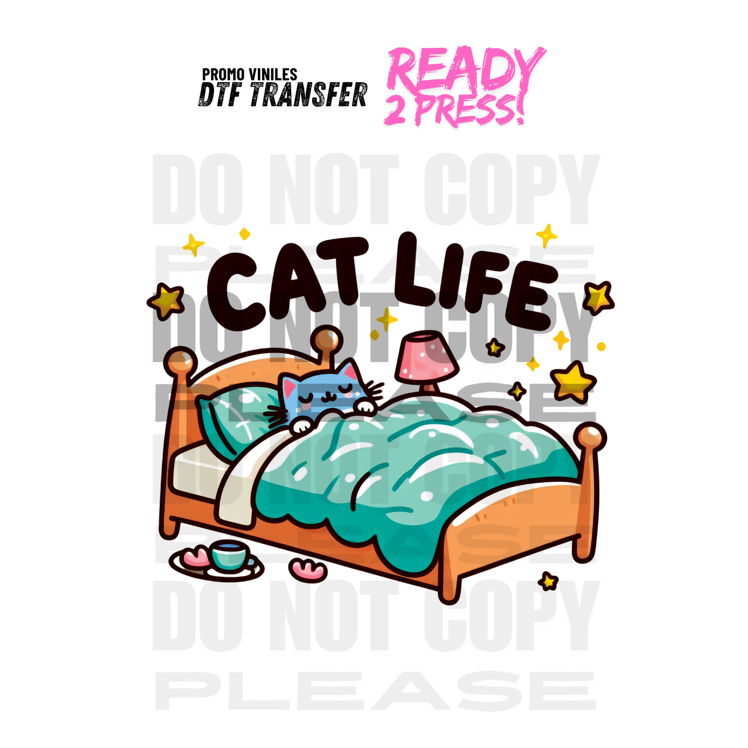 DTF Transfers | Cat Life