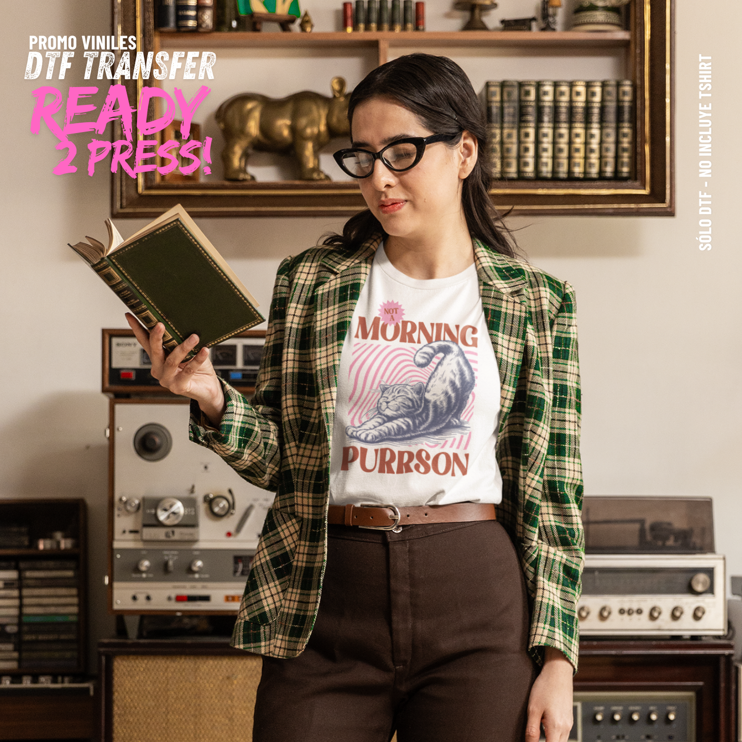 DTF Transfers | Not a Morning Purrson