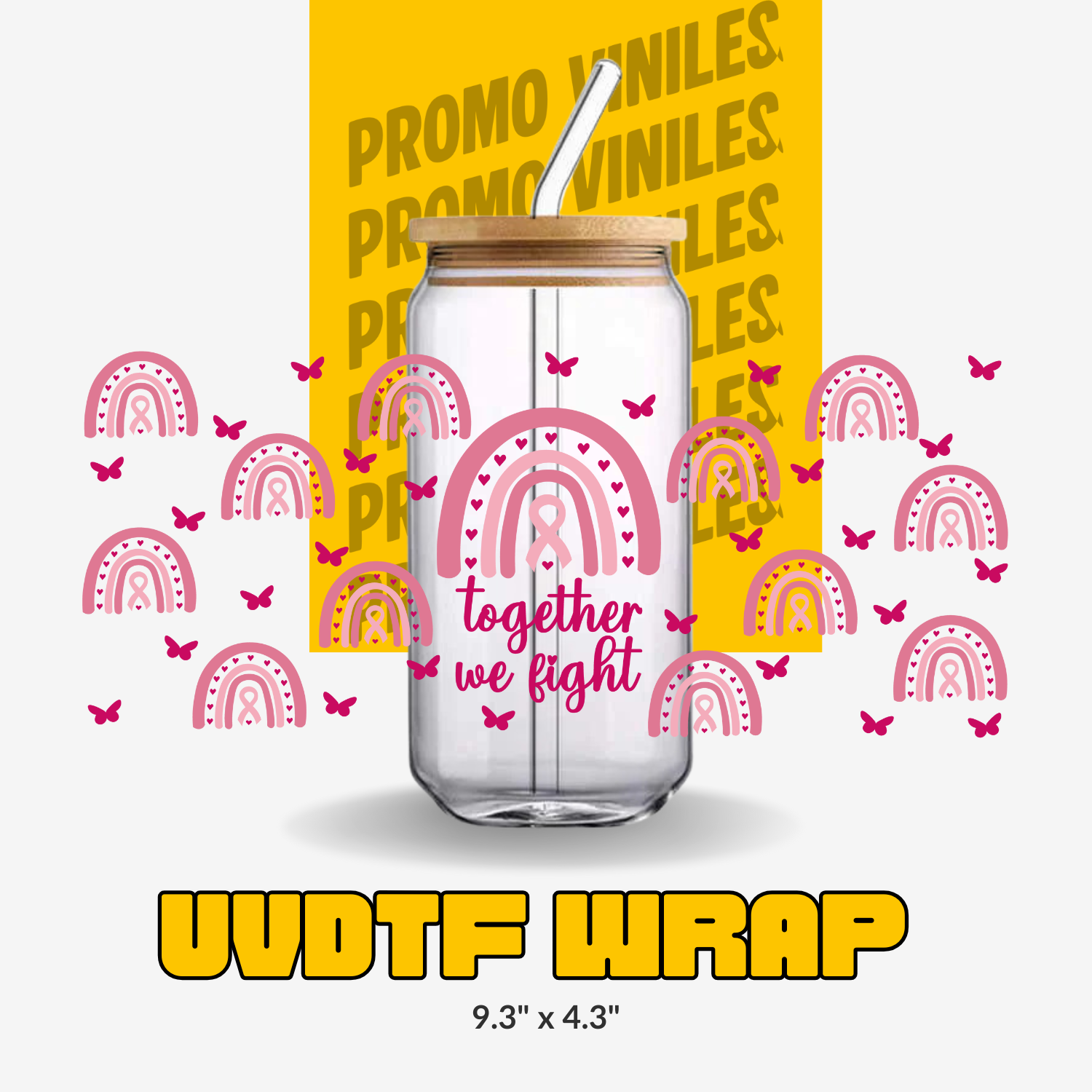 UV DTF Wrap | We Fight!