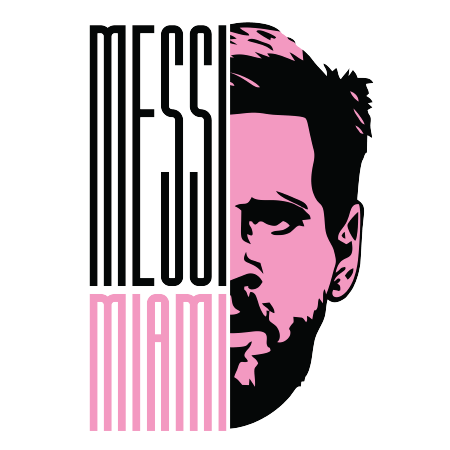 UV DTF Mini Stickers | Messi Miami