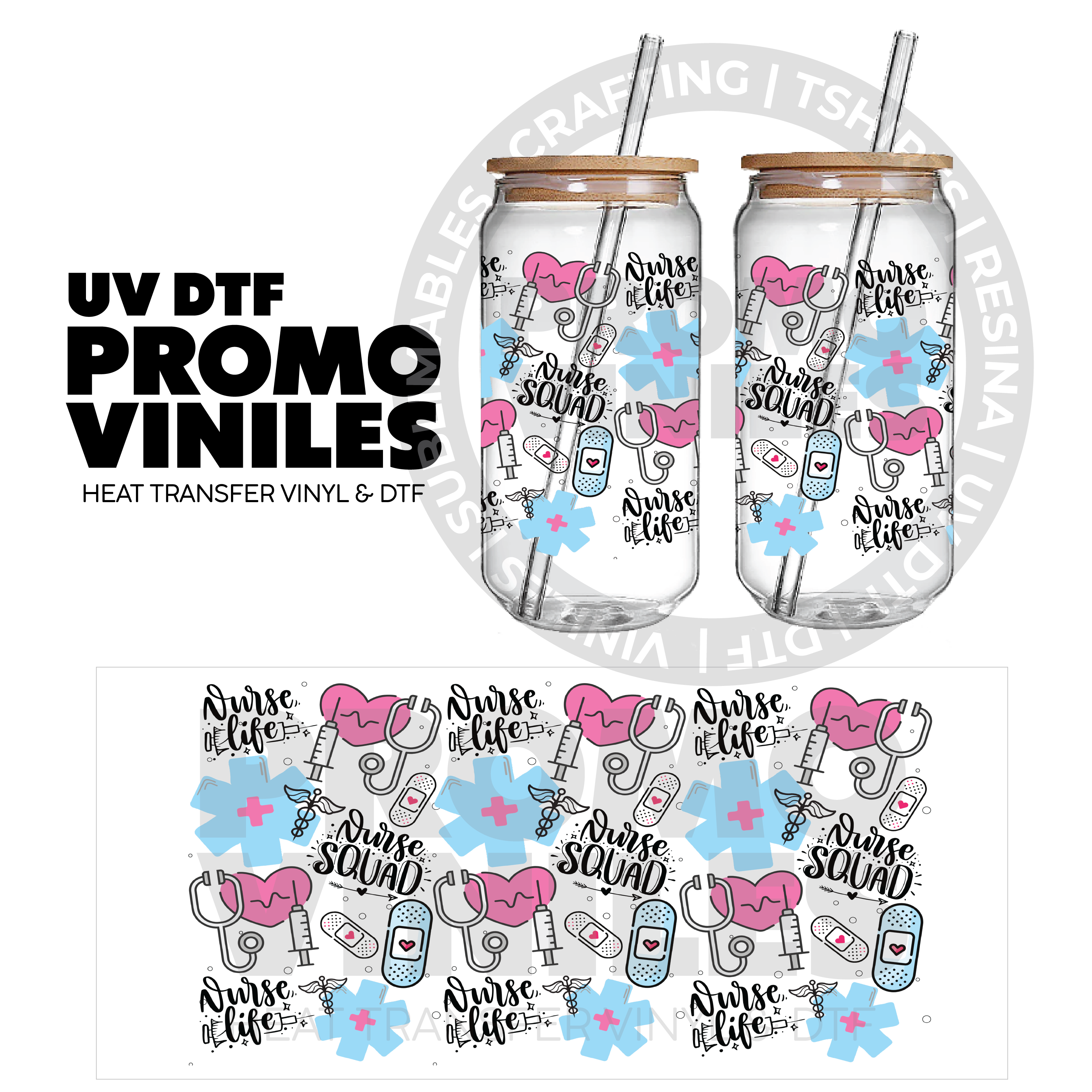 UV DTF Wrap | Nurse Life