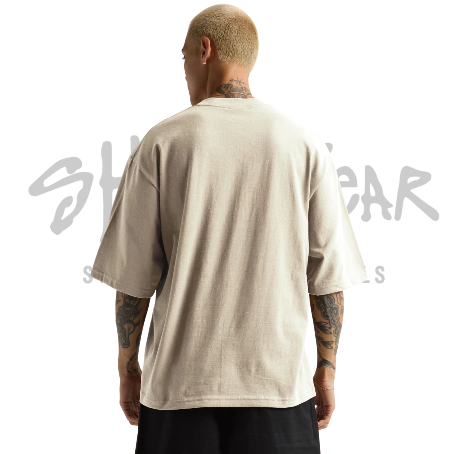 Shaka Wear Max Heavyweight Oversized Tee | Off White | 7.5 oz