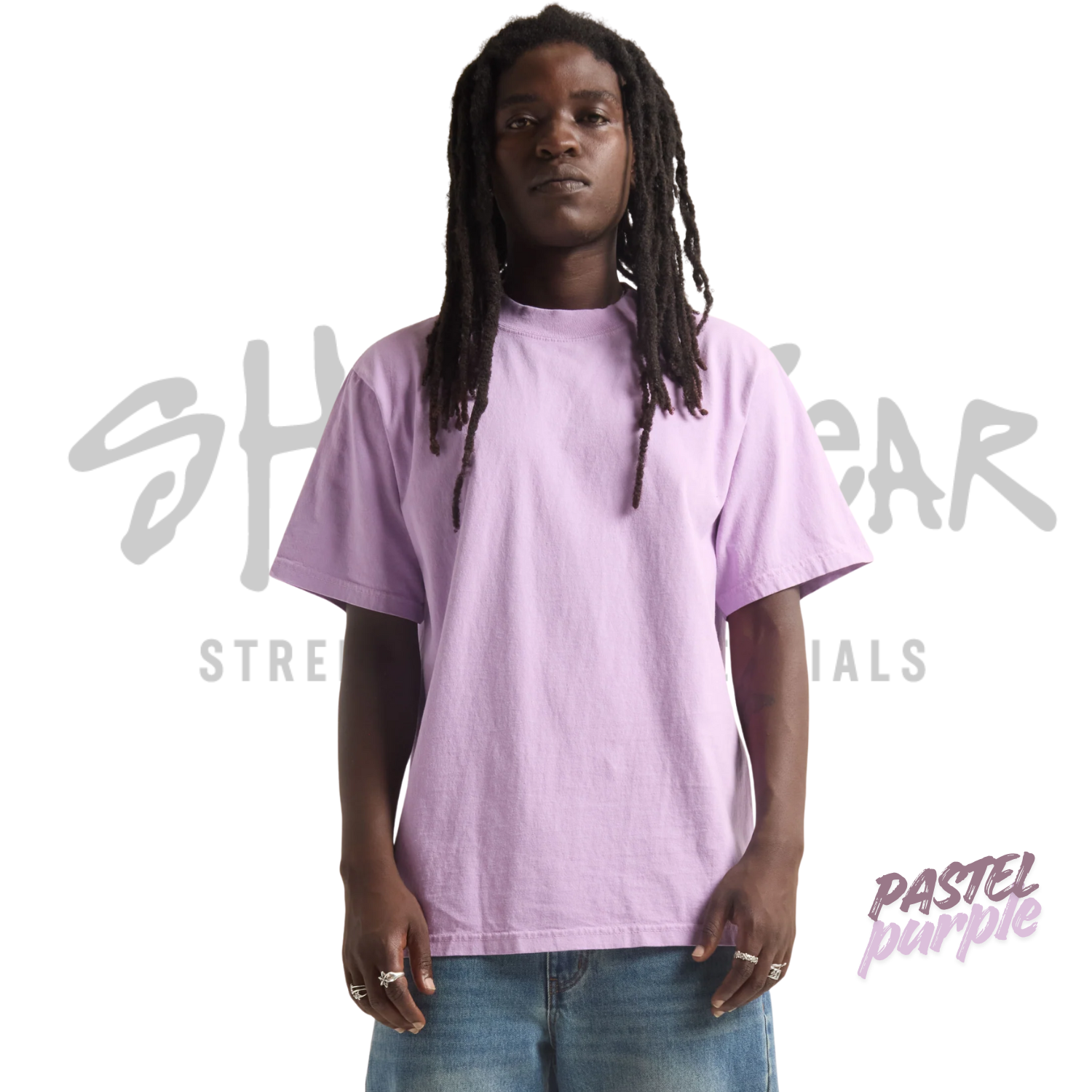 Shaka Wear Max Heavyweight Garment Dye | Pastel Purple | 7.5 oz