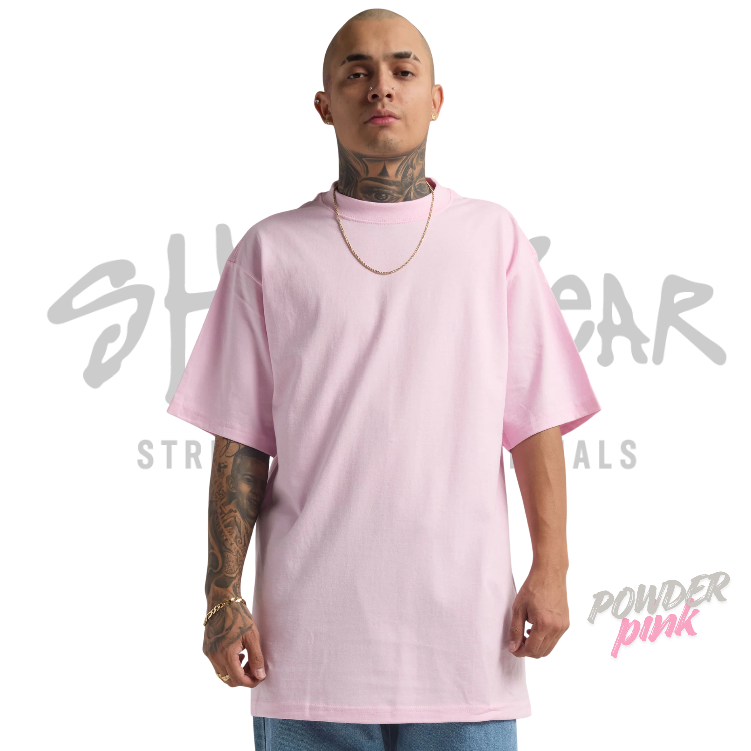 Shaka Wear Max Heavyweight Short Sleeve | Powder Pink | 7.5 oz