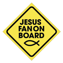 UV DTF Mini Stickers | Retro Jesus 2