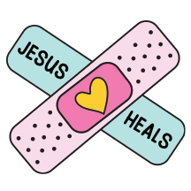 UV DTF Mini Stickers | Retro Jesus 5