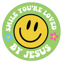 UV DTF Mini Stickers | Retro Jesus 9