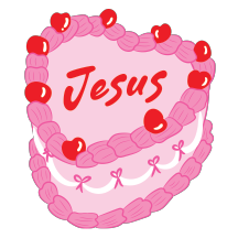 UV DTF Mini Stickers | Retro Jesus 16