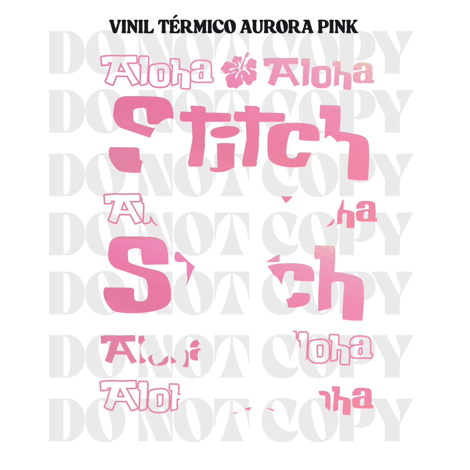 Hybrid DTF | Stitchy | Aurora Pink