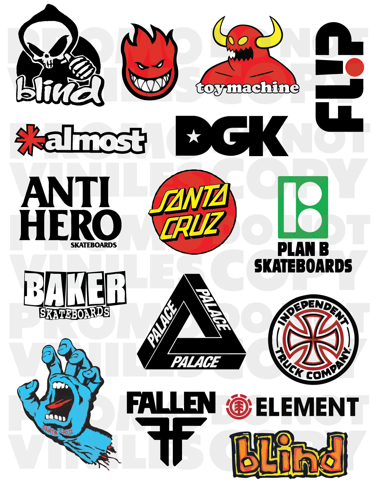 UV DTF 3D Sticker Sheets | Skaters | 8.5x11