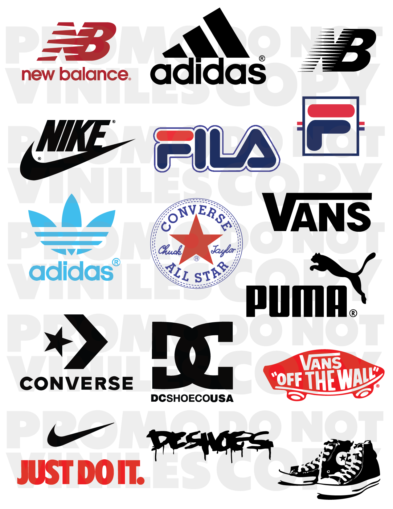 UV DTF 3D Sticker Sheets | Sneakers | 8.5x11