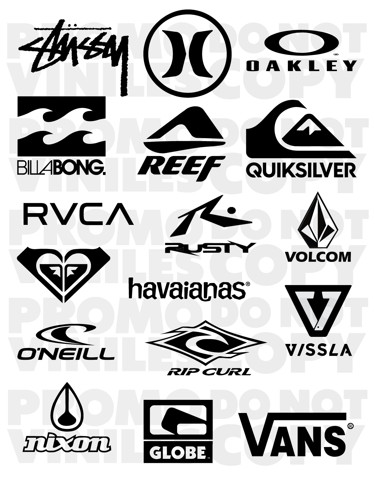 UV DTF 3D Sticker Sheets | Surfers | 8.5x11