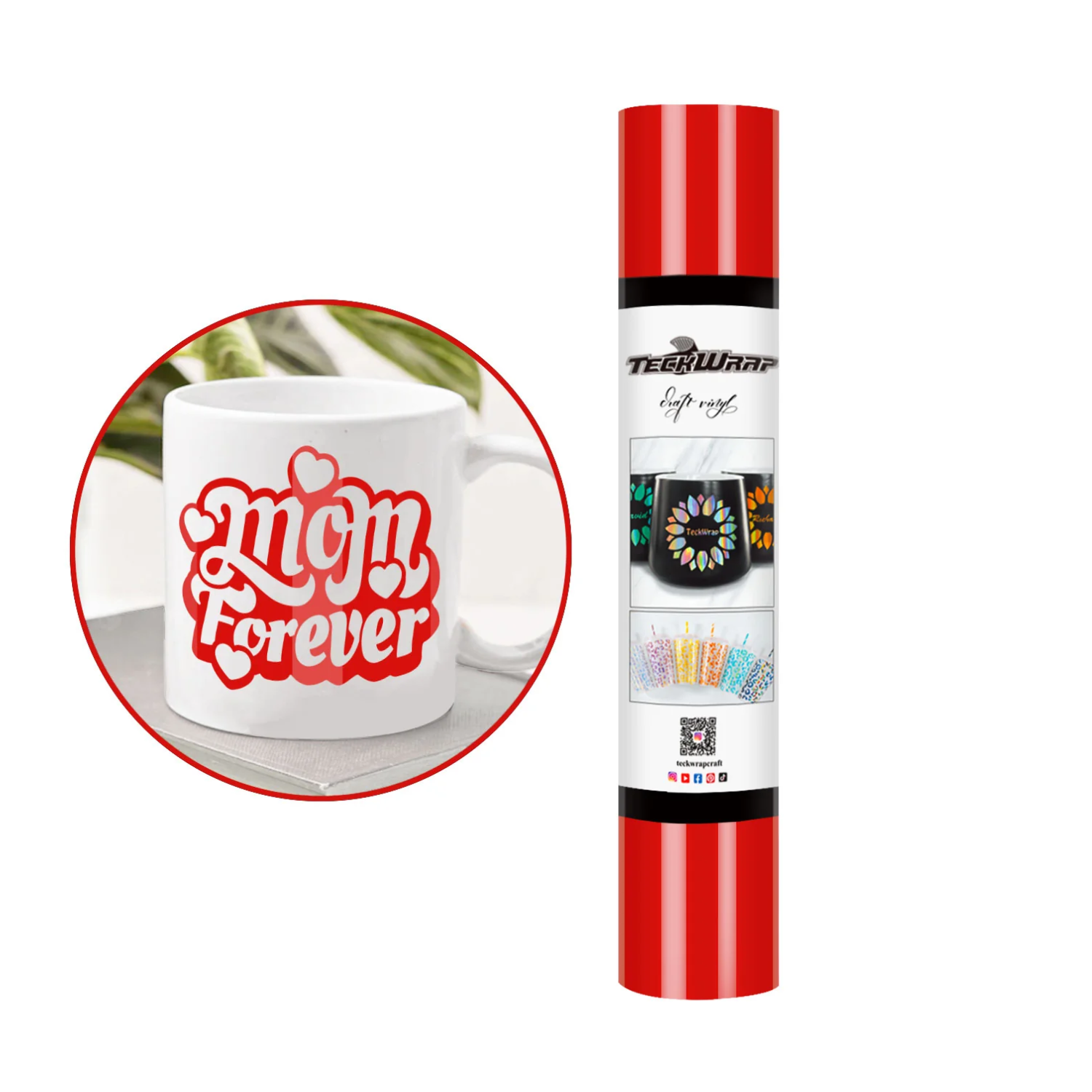 Vinil Adhesivo | Permanente | 001G Pure Red | Ancho 12"