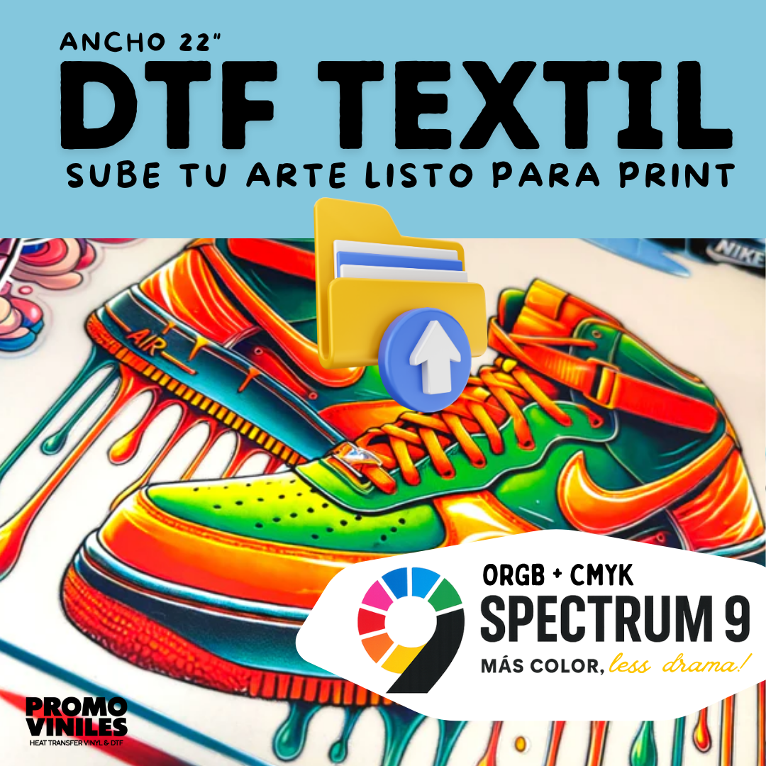 *DTF TEXTIL SPECTRUM 9🔥 | **ENTREGA *MARTES 20* DE ENERO DE 4:30PM A 6PM**