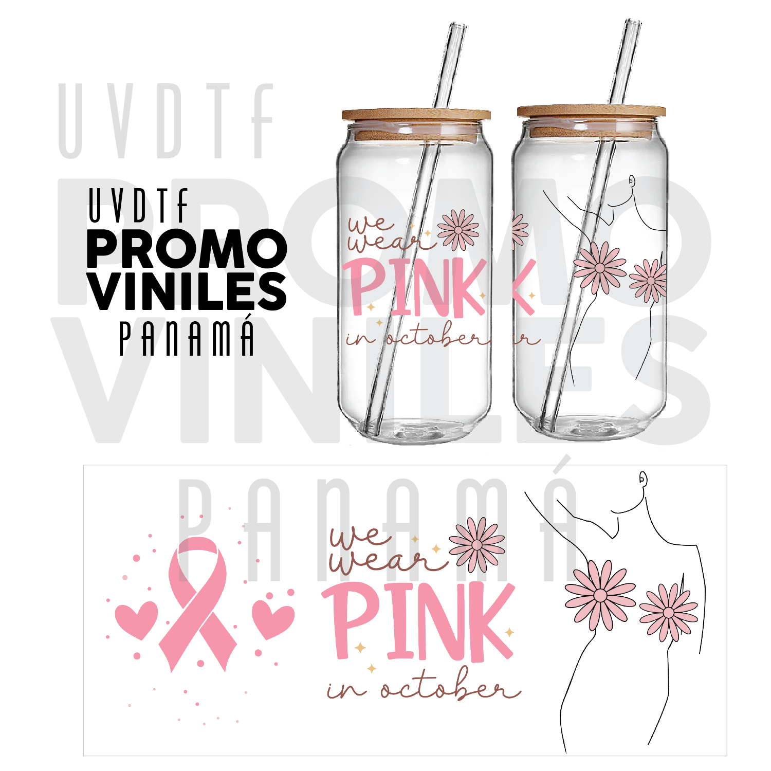 UV DTF Wrap | Wear Pink