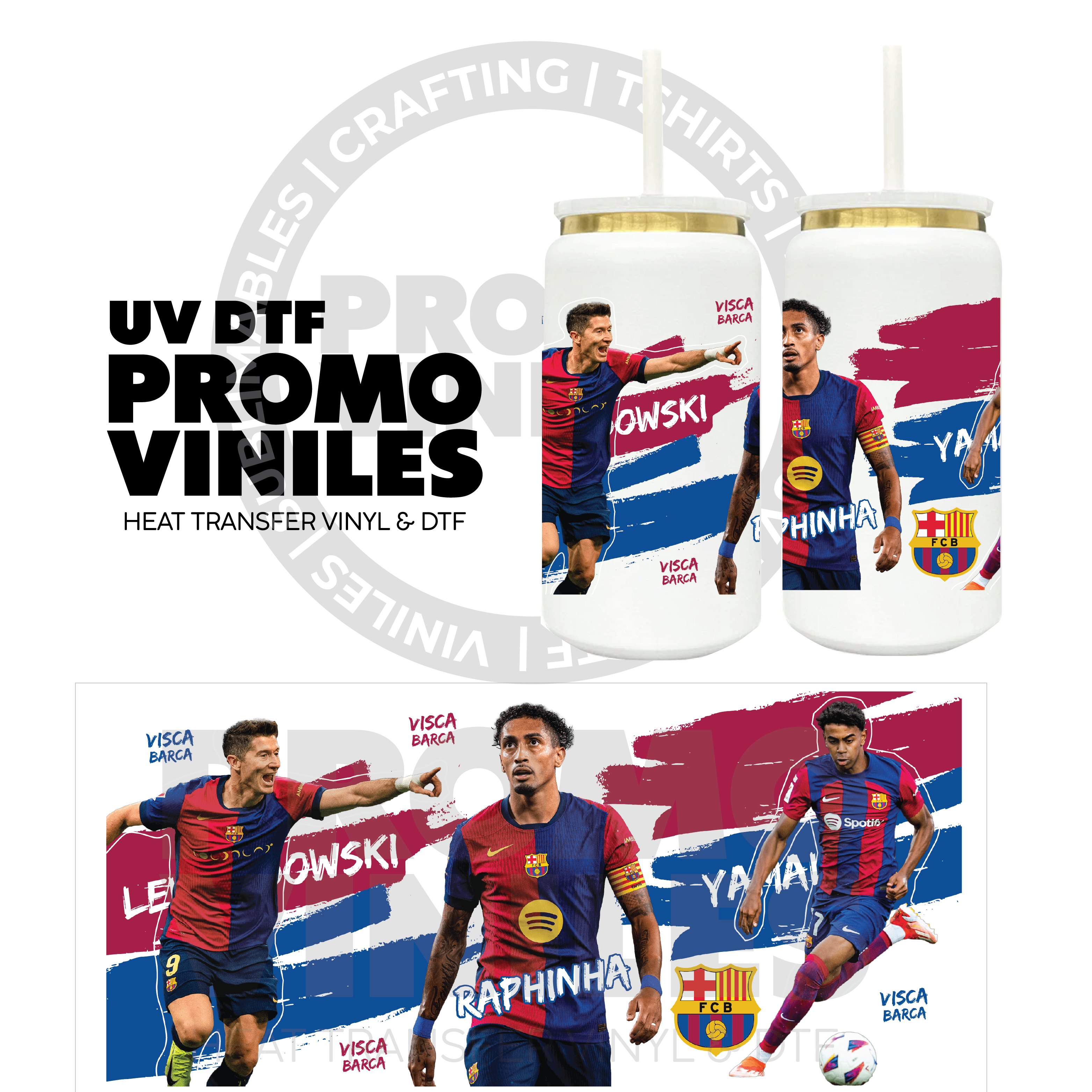 UV DTF Wrap | Barcelona