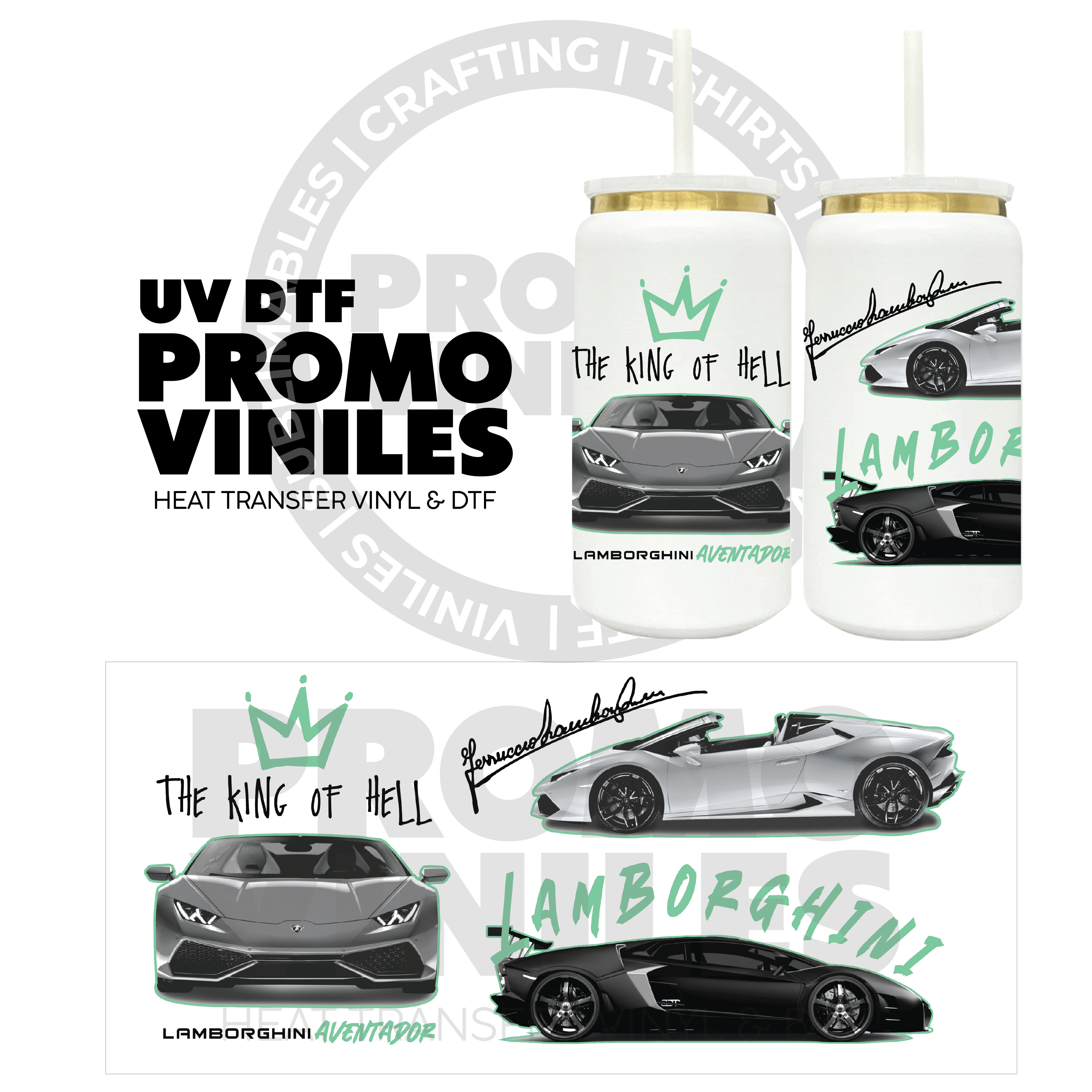 UV DTF Wrap | King of Hell