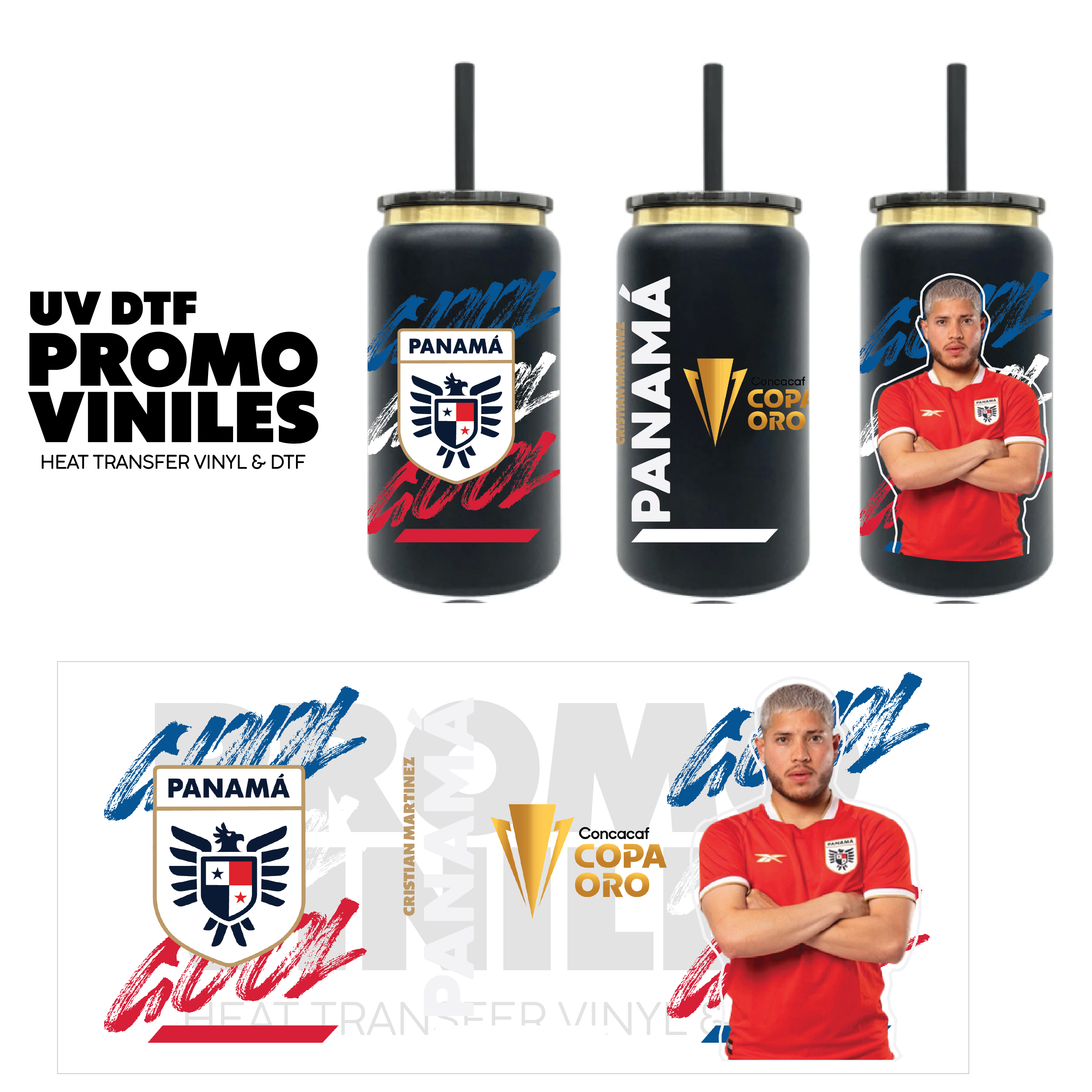 UV DTF Wrap | Copa Oro Martinez