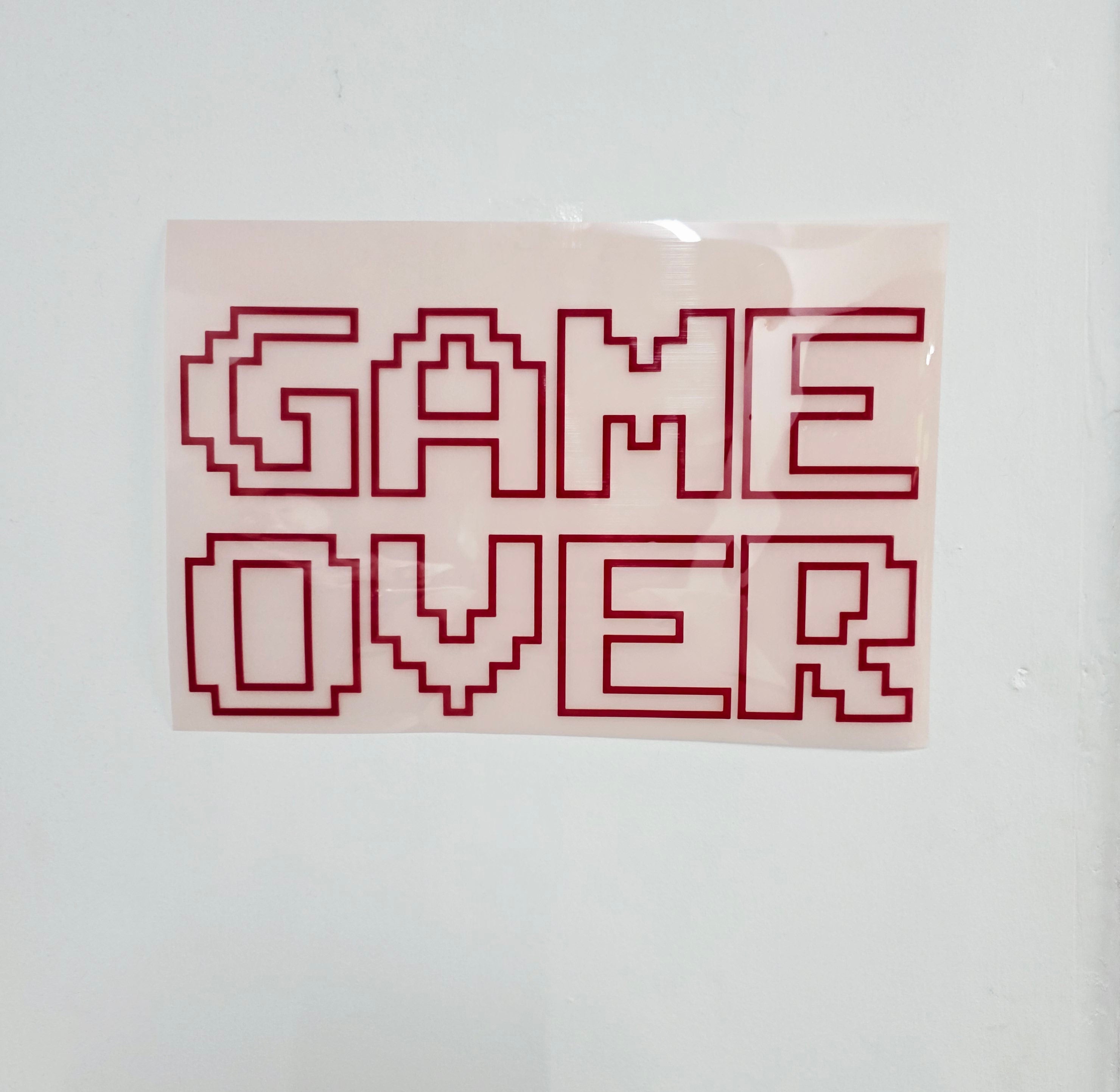 Vinil Térmico | Ready 2 Press | Game Over | Brick 600