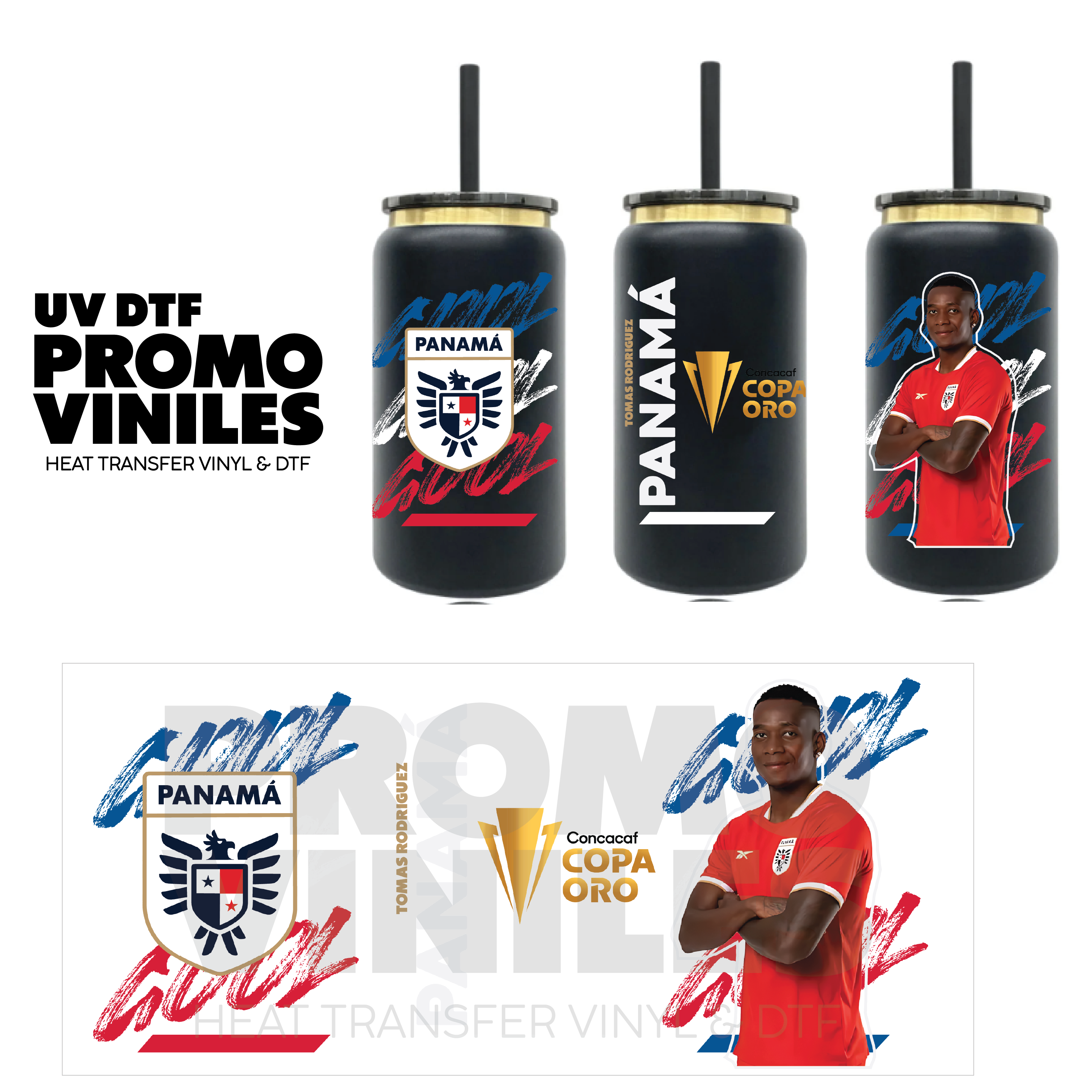 UV DTF Wrap | Copa Oro Thomas Rodriguez