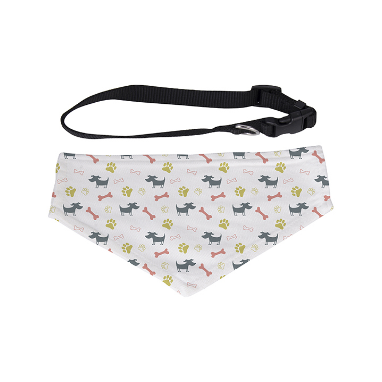 Bufanda con Collar | Sublimable | Blanca