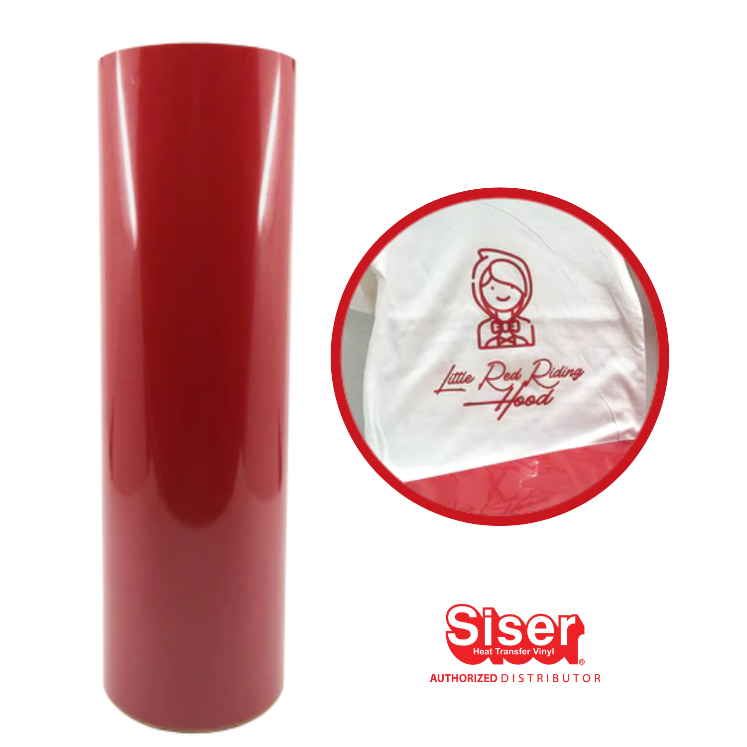 Siser EasyWeed® Vinil Térmico | Red | Rojo | Ancho 20"