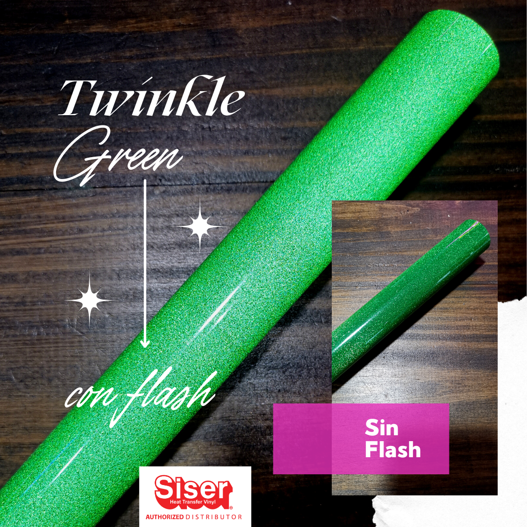 Siser Twinkle® Vinil Textil Térmico | Green 12" 11.8"