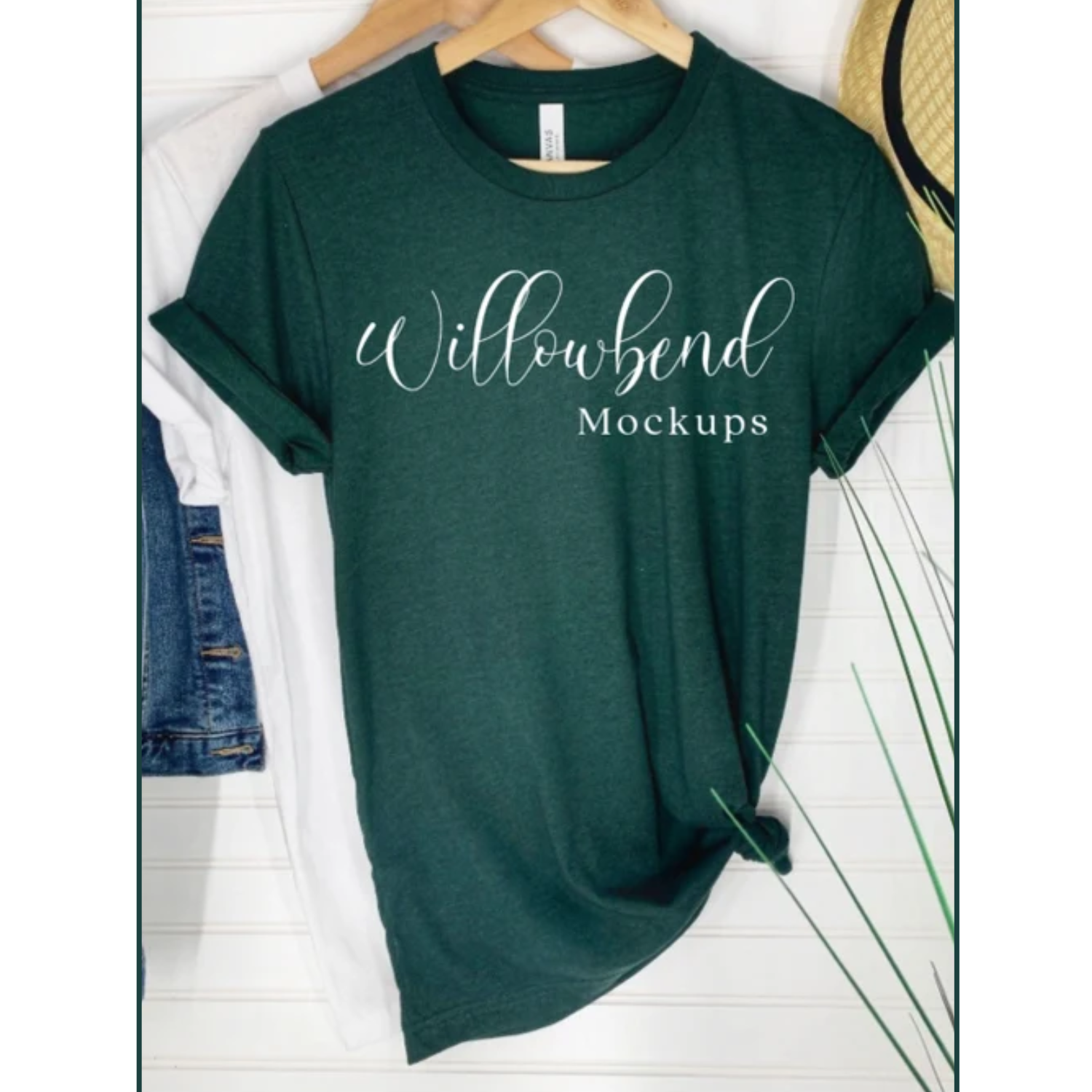 Bella Canvas 3001CVC | Heather Emerald | UNISEX