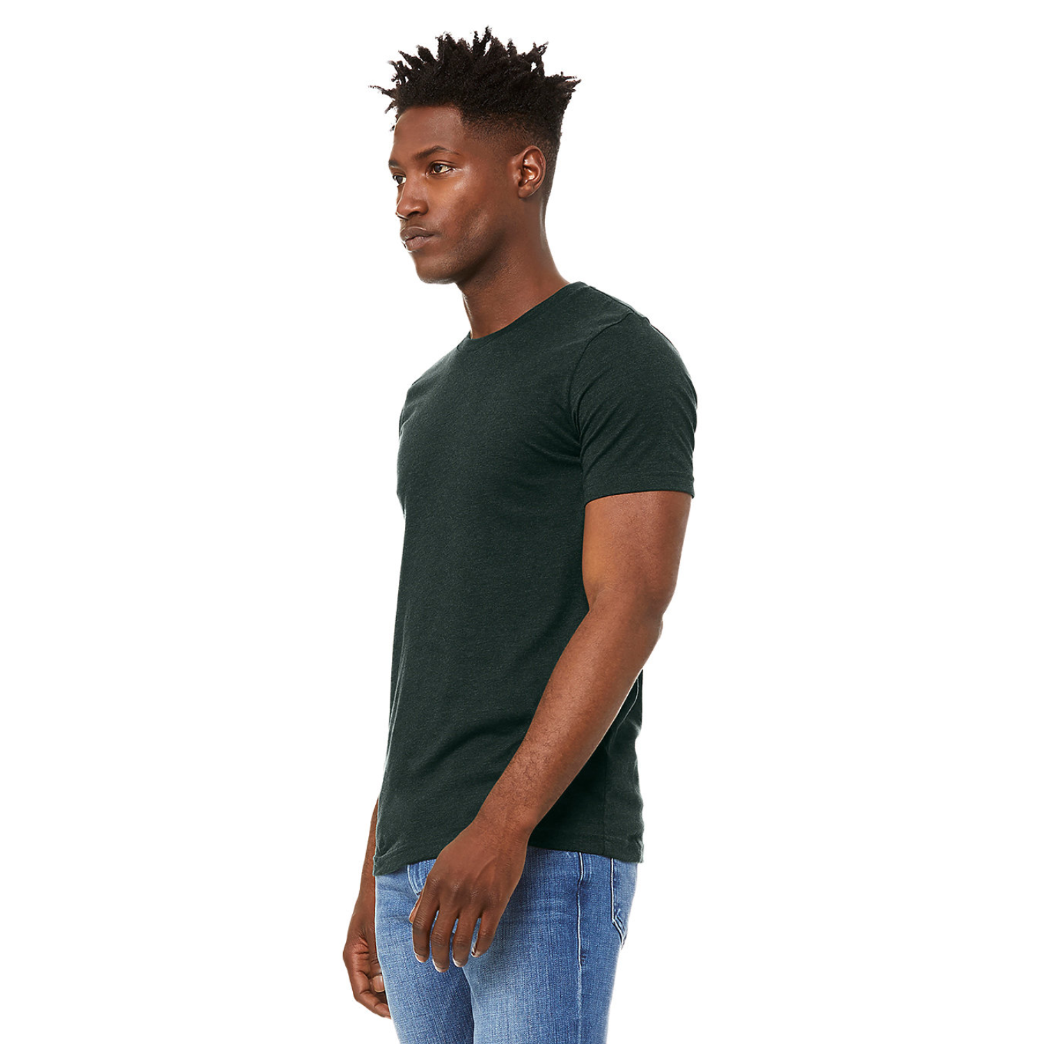 Bella Canvas 3001CVC | Heather Emerald | UNISEX