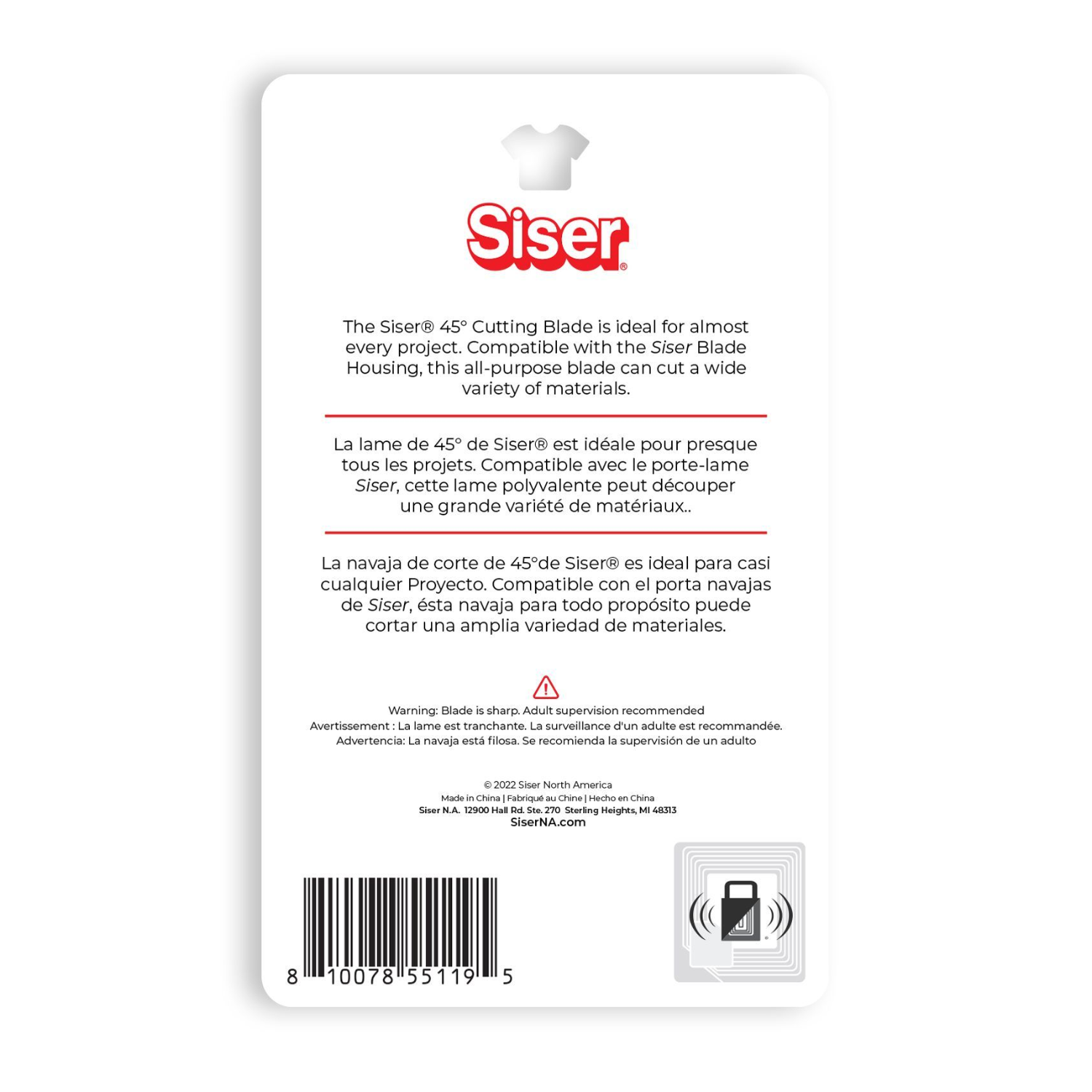 Siser Juliet™ & Romeo™ | Cuchilla de 45º