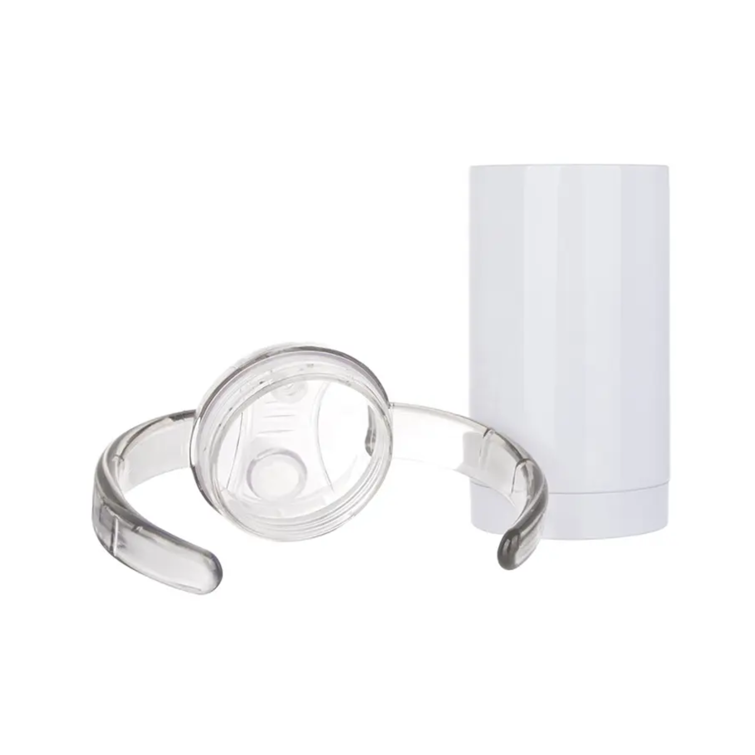 Vaso de Acero Inoxidable | Antiderrame para niños | 13 oz | Blanco