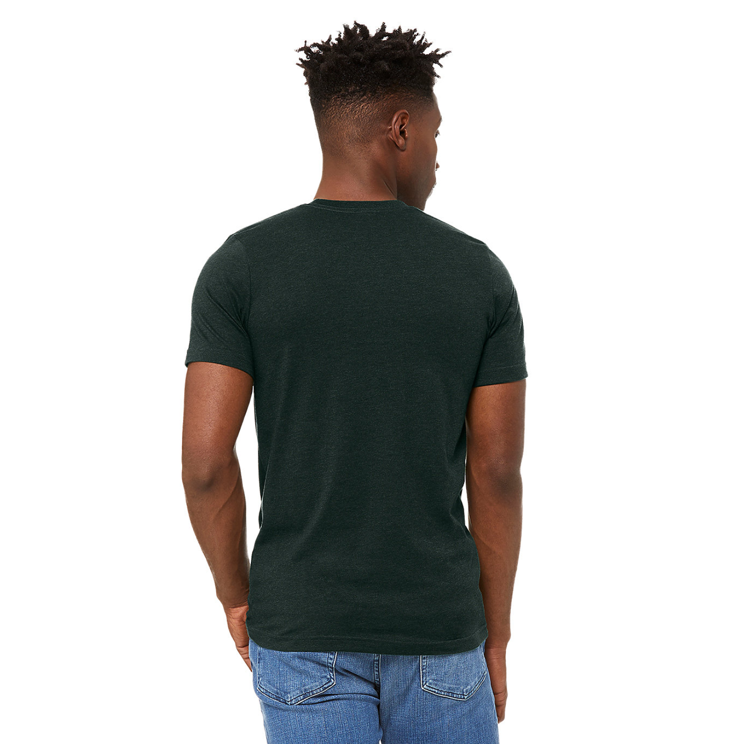 Bella Canvas 3001CVC | Heather Emerald | UNISEX