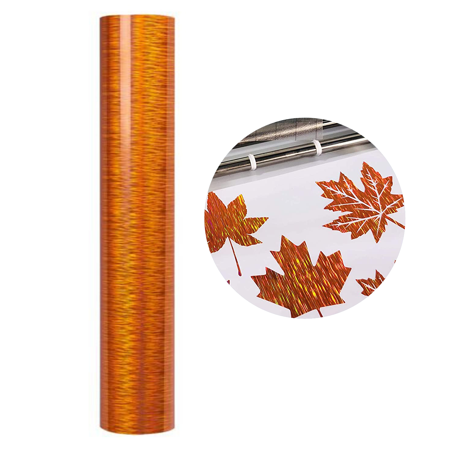 Vinil Adhesivo | Starlight Tangerine | Ancho 12" - Promo Viniles Panamá