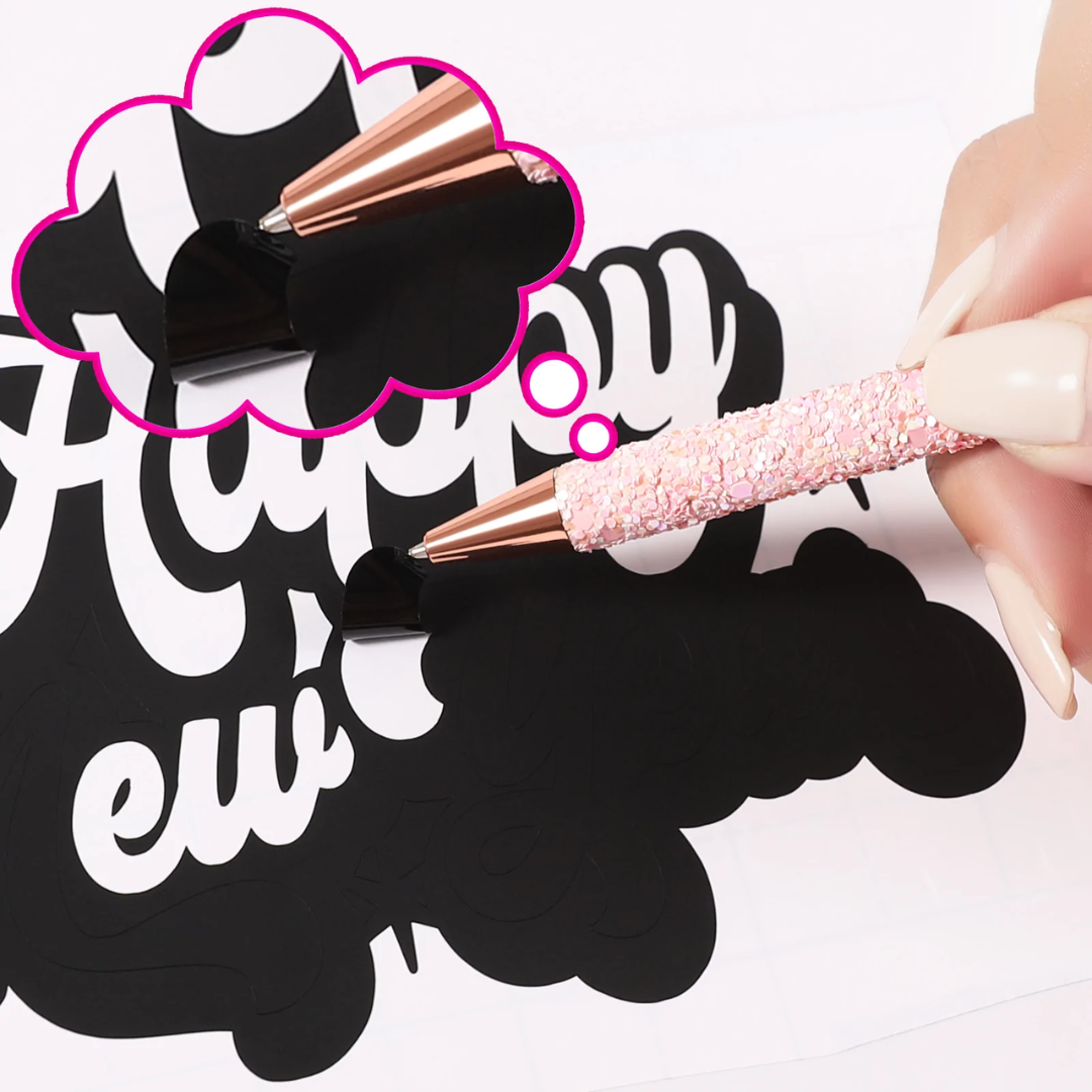 Weeding Pen | Glitter Sparkle Pink