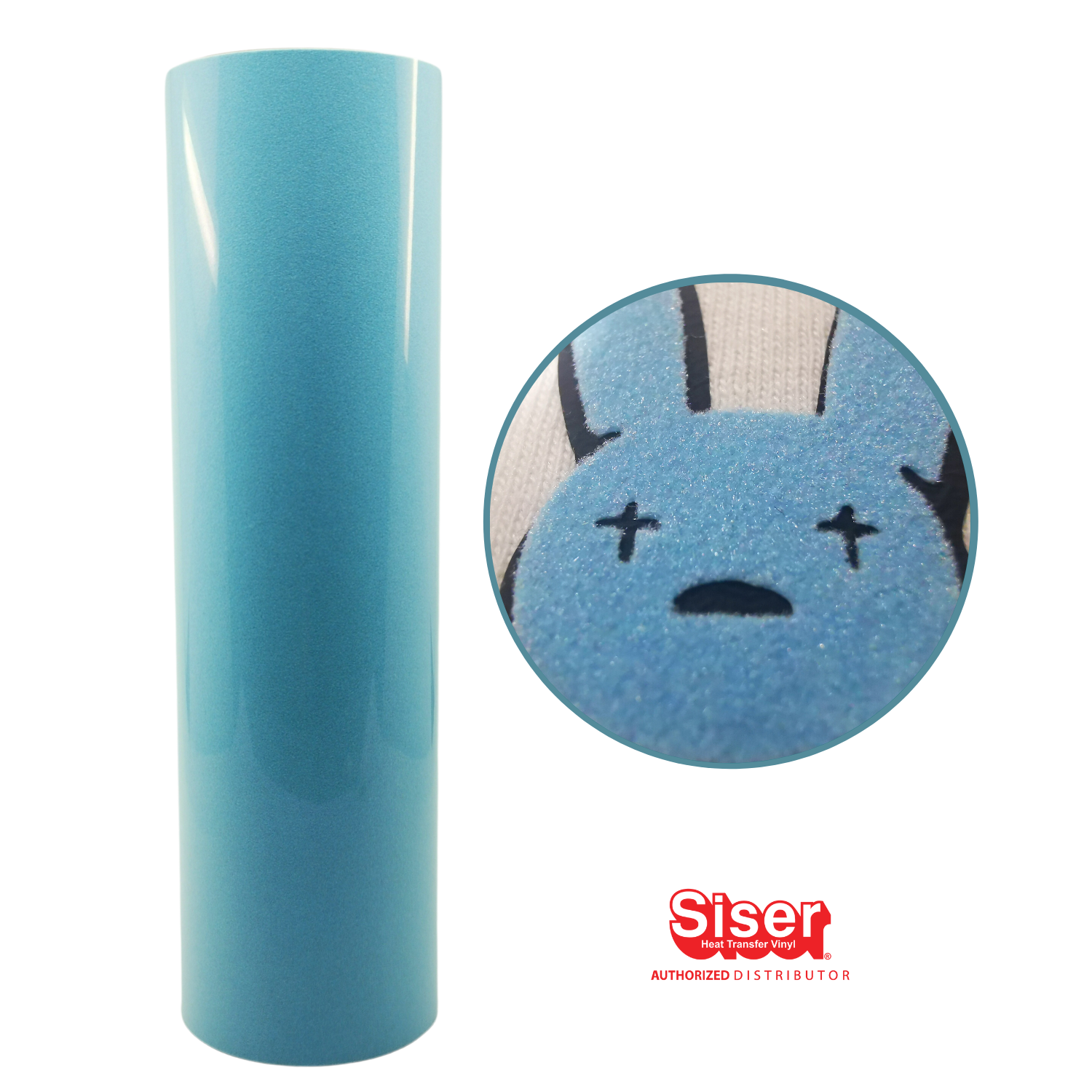 StripFlock Pro® Vinil Textil Térmico | Celeste | Pale Blue | Ancho 12"