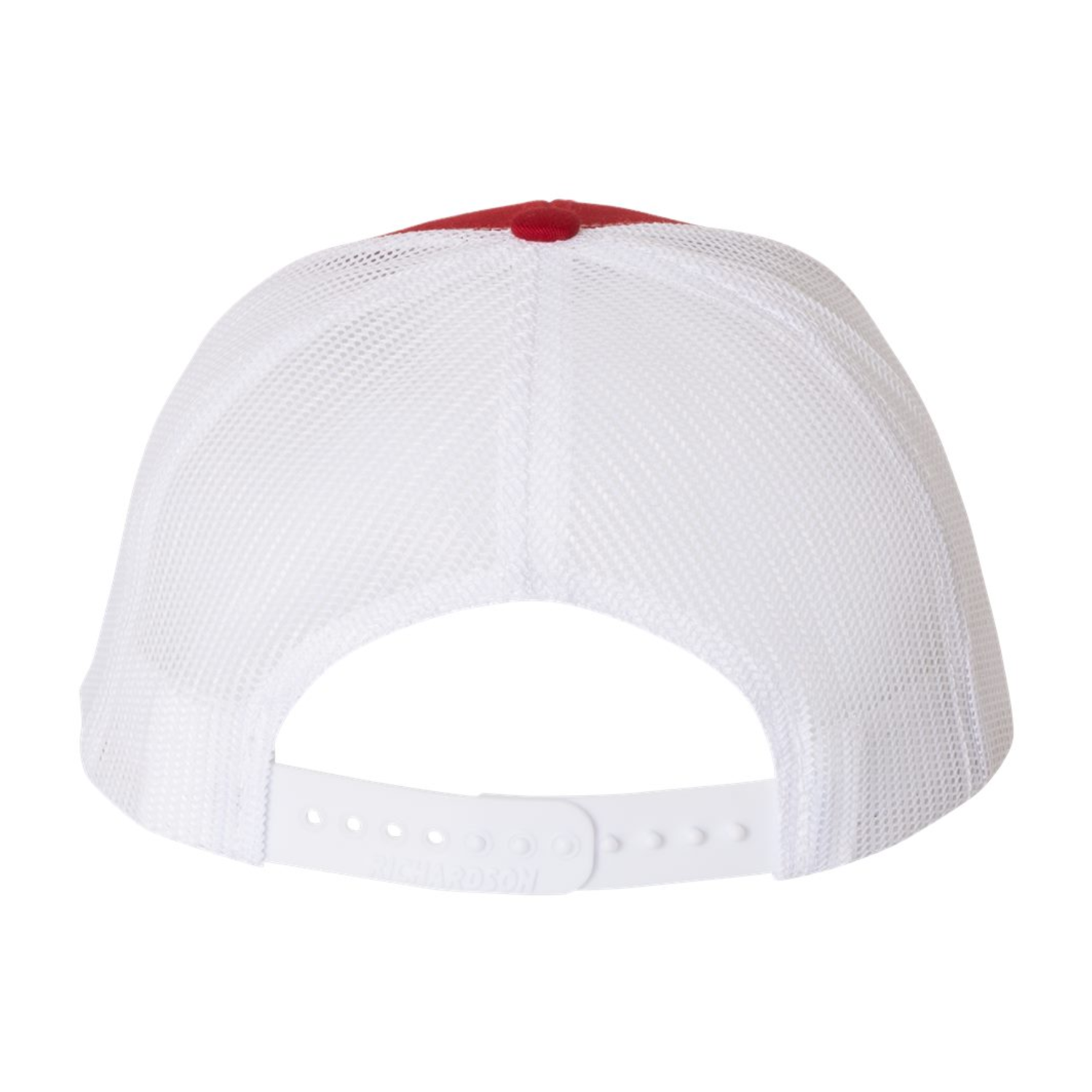 Richardson 112 | Adjustable Snapback Trucker Cap | Red/ White