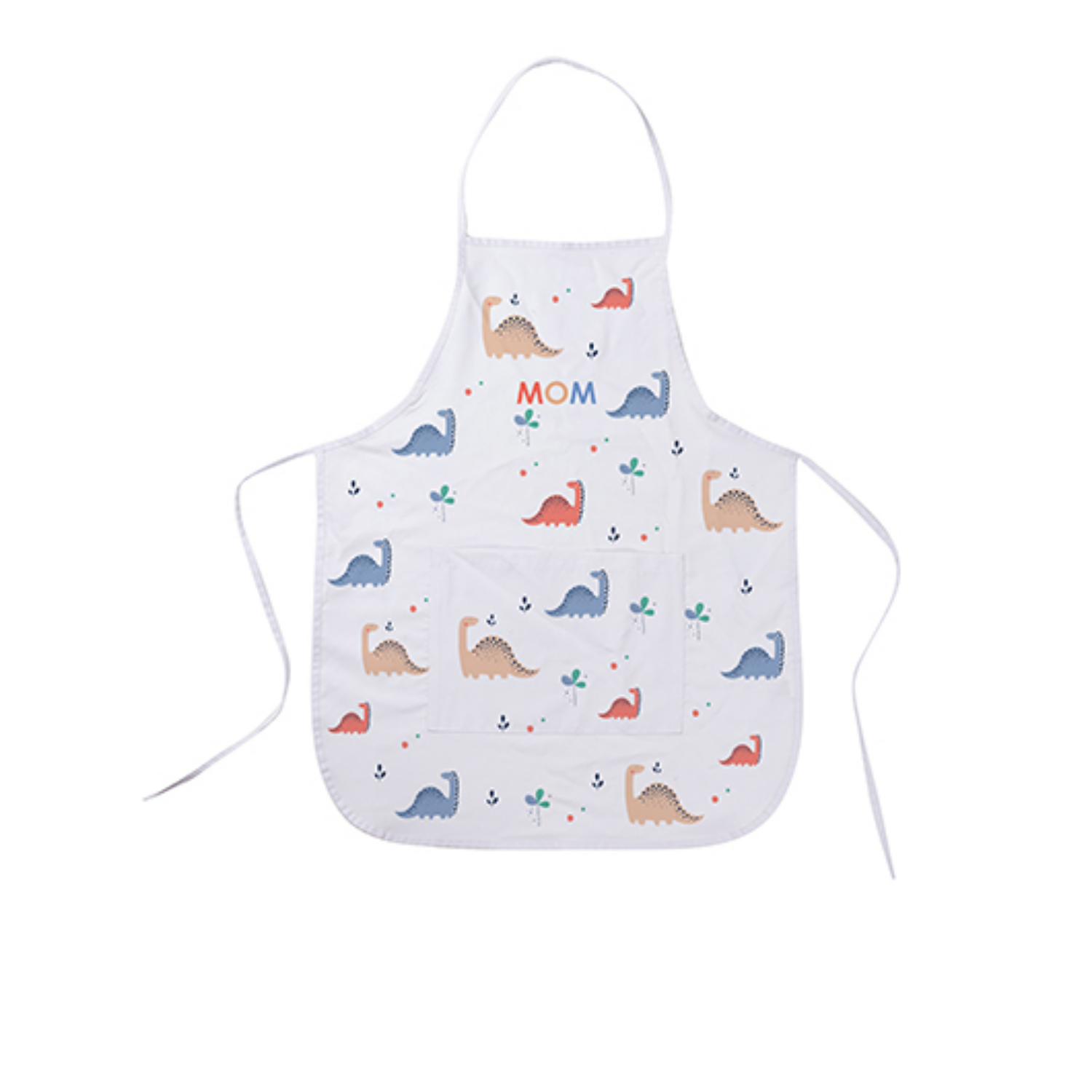 Delantal Adulto | Blanco | Con Bolsillo | 75 x 60 cm