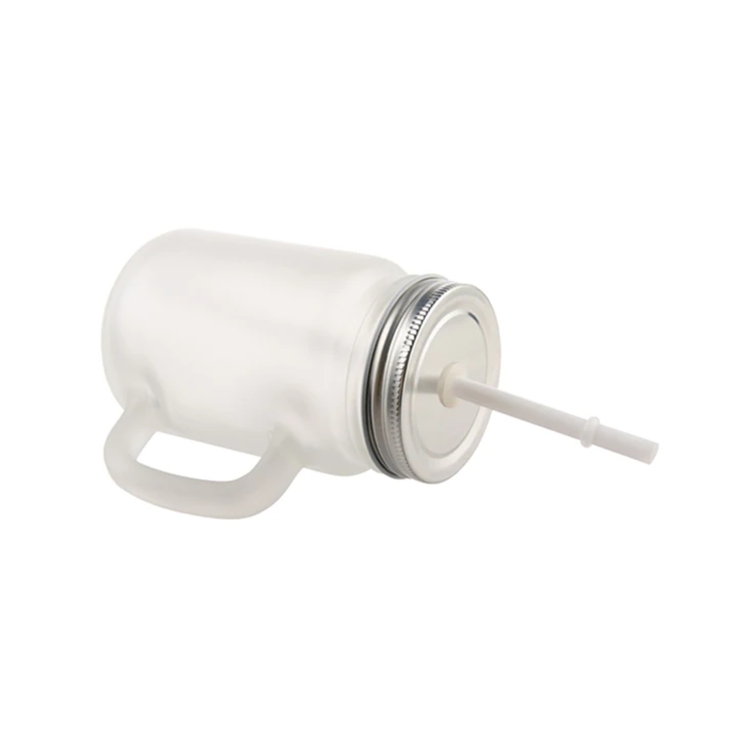 Jarra de Vidrio tipo Mason | Frosted Clear | 12 oz