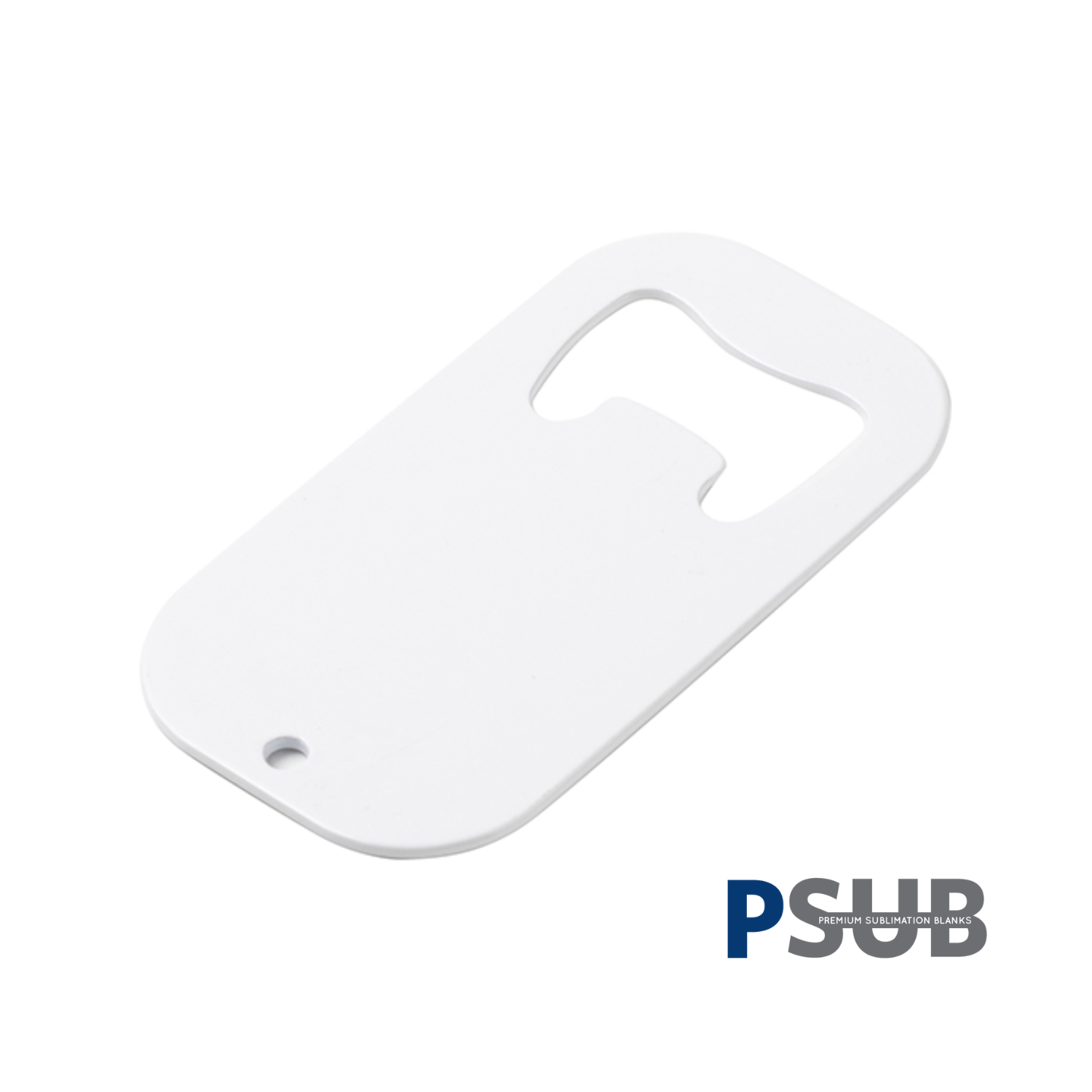 Abre botella | Acero Inoxidable | Blanco | 3.8 x 7cm