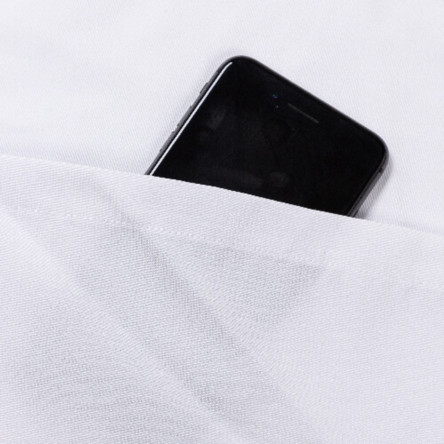 Delantal Adulto | Blanco | Con Bolsillo | 75 x 60 cm