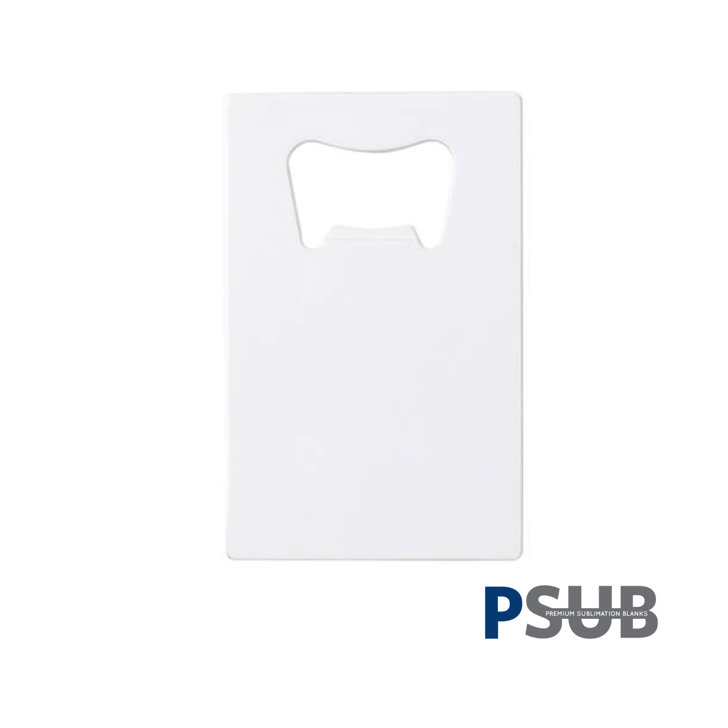 Abre botella | Acero Inoxidable | Tarjeta de Crédito | Blanco