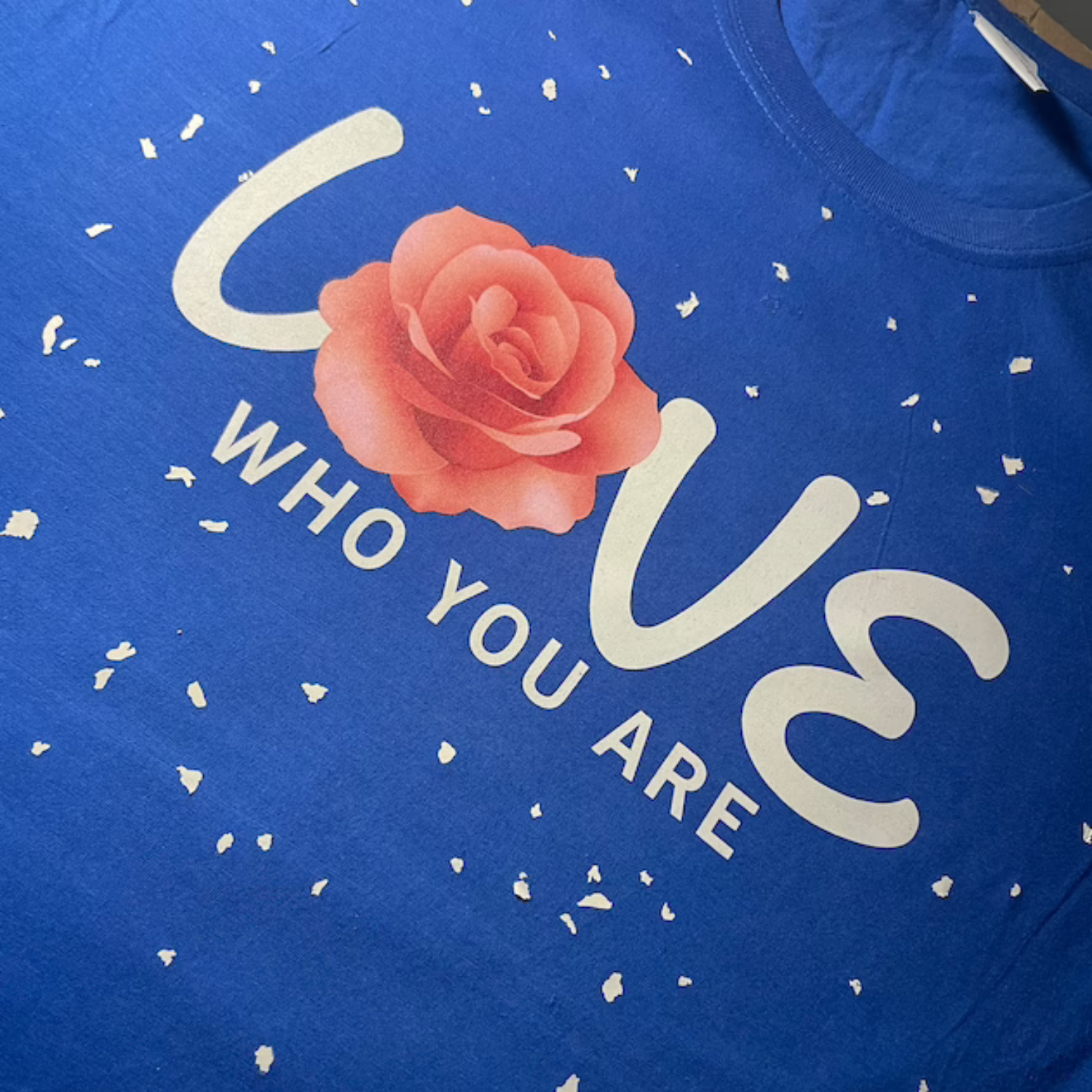 Screen Print Confetti | Columbia Blue